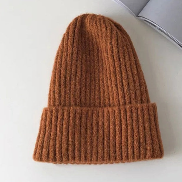 Burnt Orange Beanie Hat