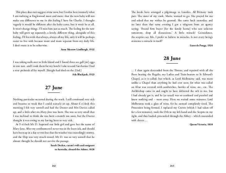 Secret Voices: A Year Of Women's Diaries