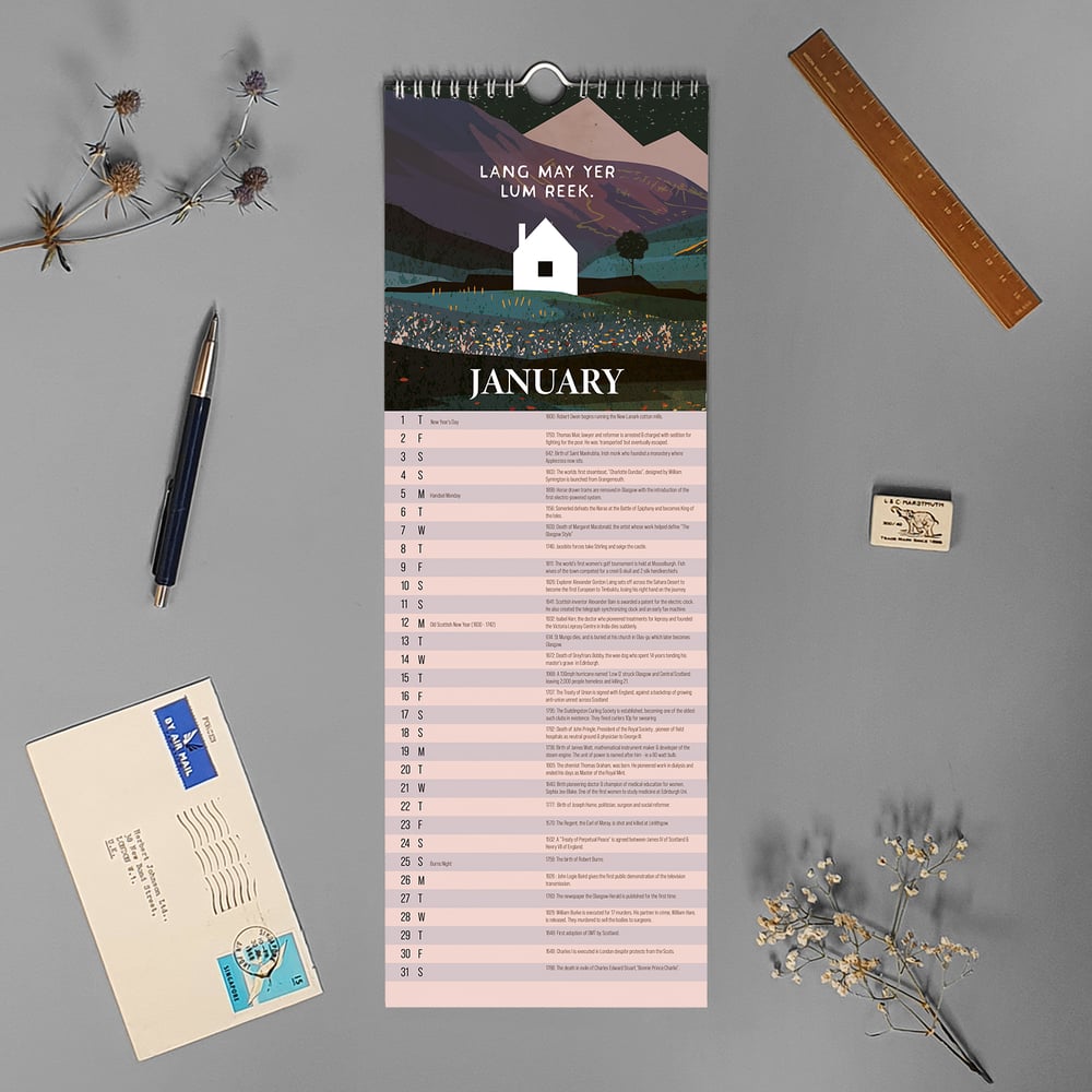 On this Day Scotland Calendar 2026