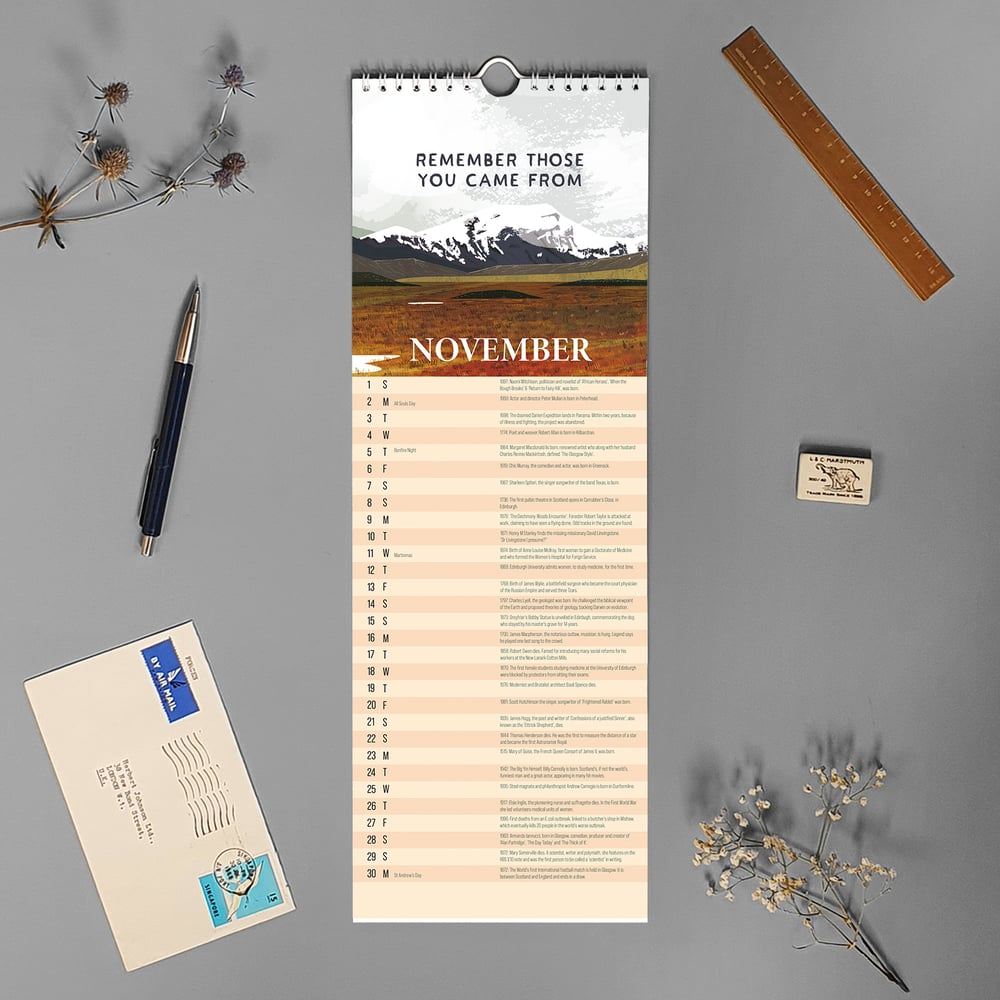 On this Day Scotland Calendar 2026