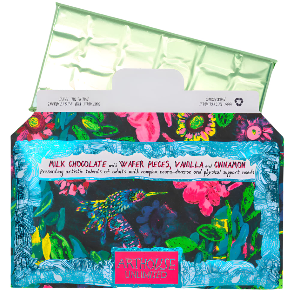 Sweet Nectar Wafer Pieces, Vanilla & Cinnamon Milk Chocolate