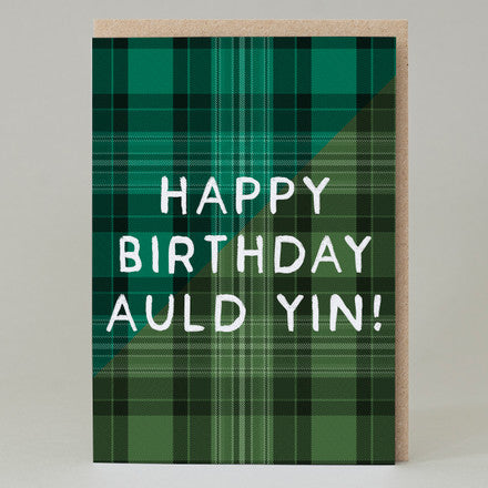 Happy Birthday Auld Yin Card