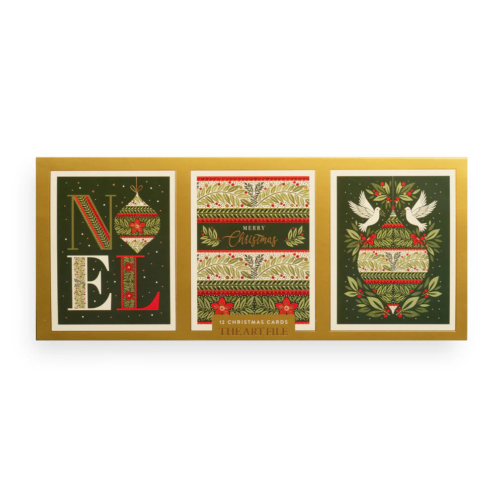 Greensleeves Christmas Trio Box of Cards