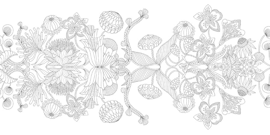 Tropical Wonderland Pocket Colouring Book