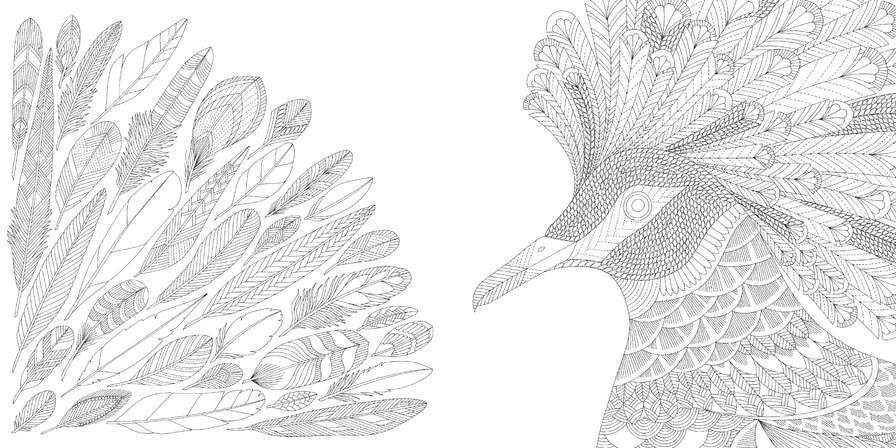 Tropical Wonderland Pocket Colouring Book