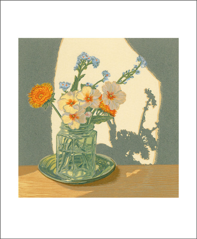 Dandelion & Primrose Blank Card