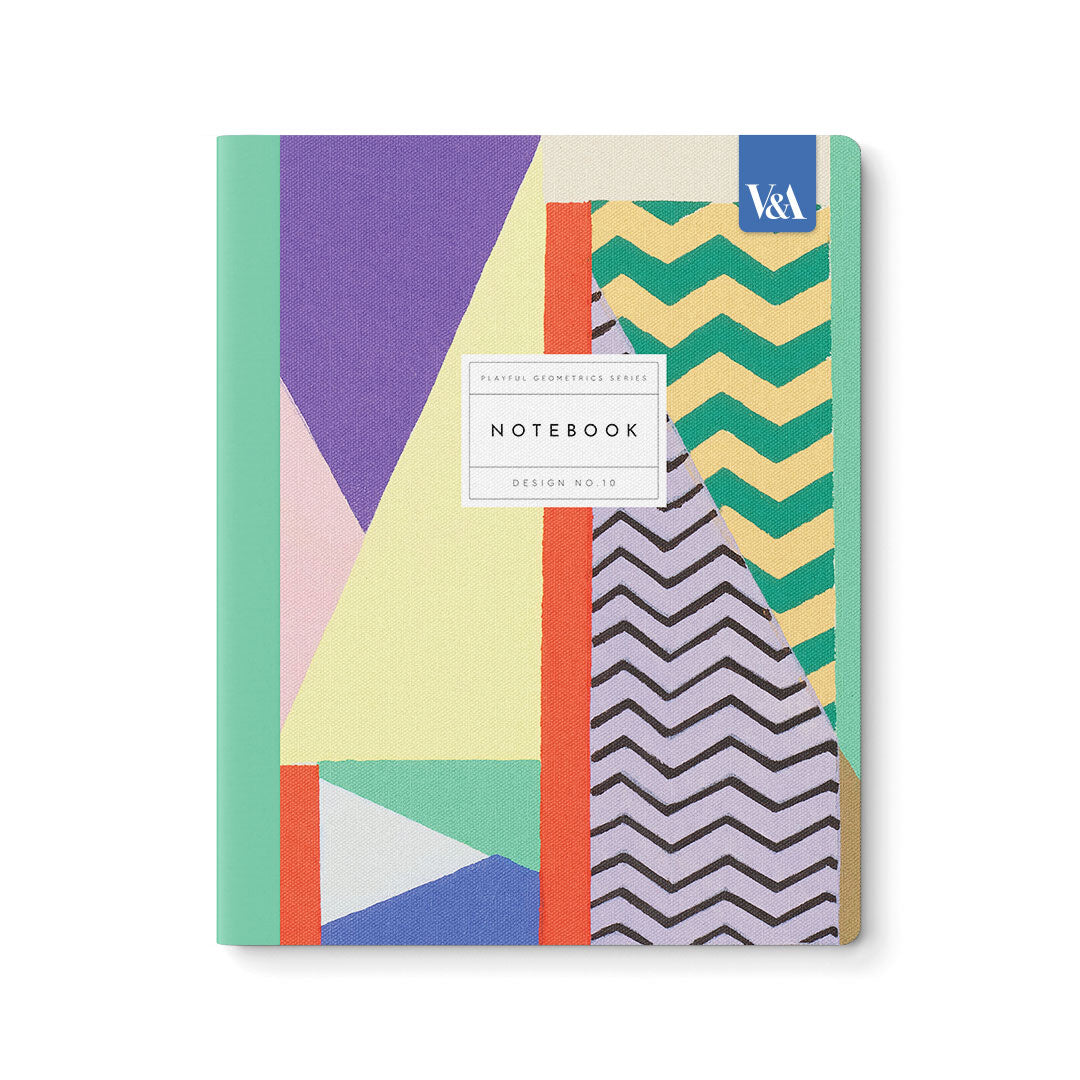 Playful Geometrics Deco Collage Exercise Book