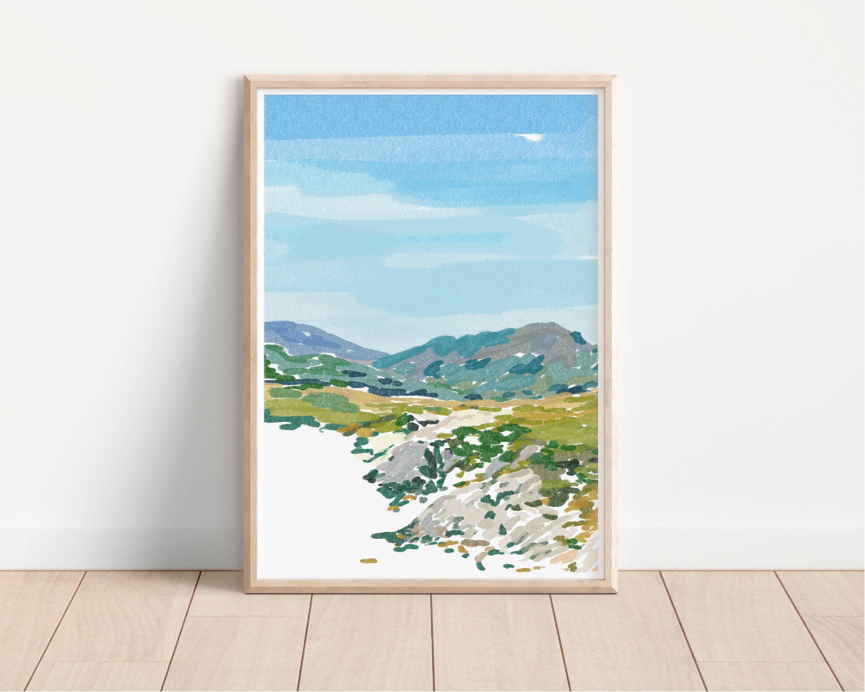 Glen Sannox, Isle of Arran Art Print - A4
