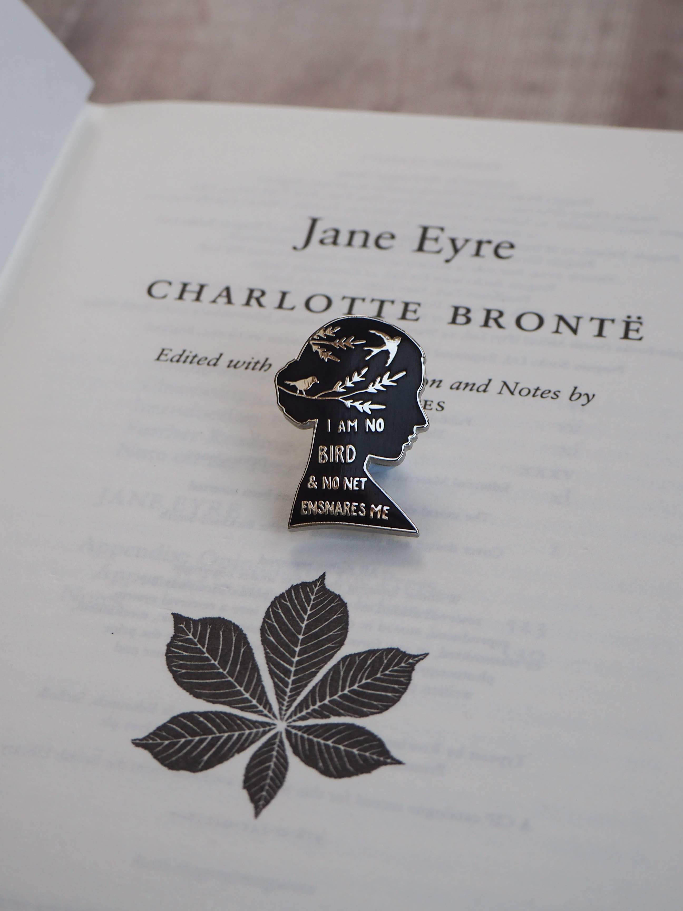 Jane Eyre Bronte Pin Badge