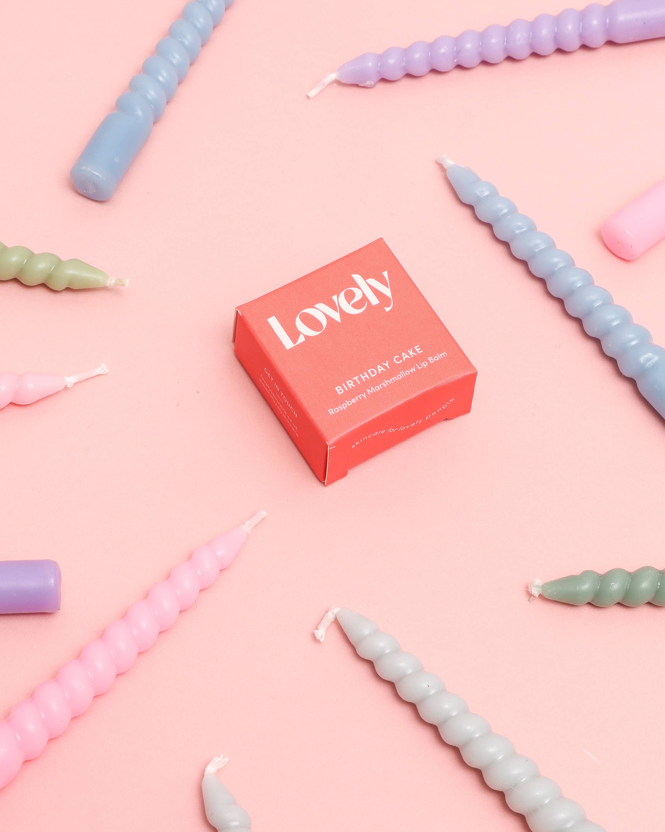 Birthday Cake Lip Balm - Raspberry Marshmallow