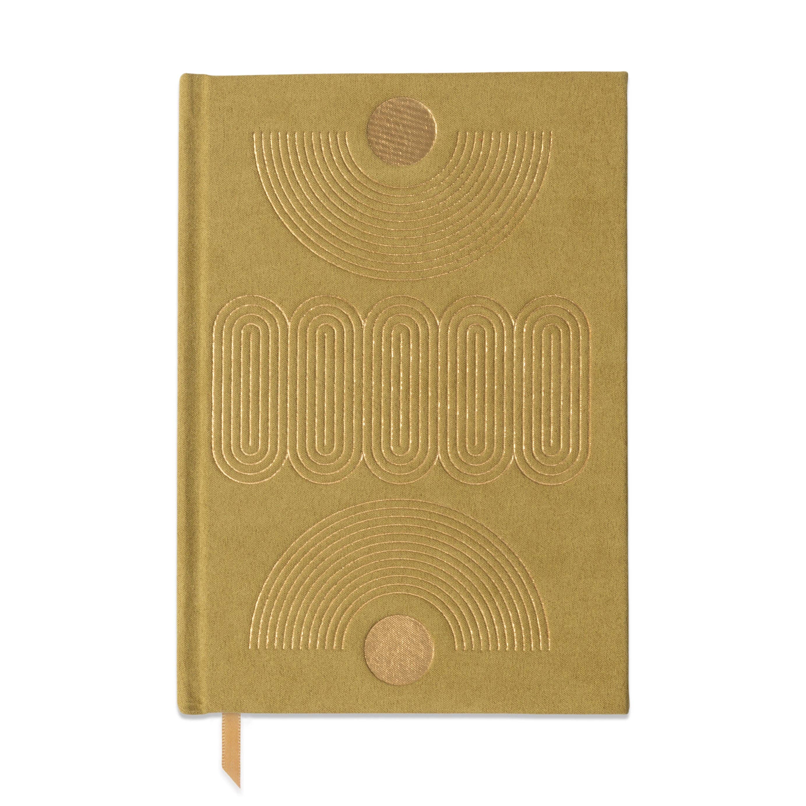 Suedette Hardcover Radiant Journal - Avocado