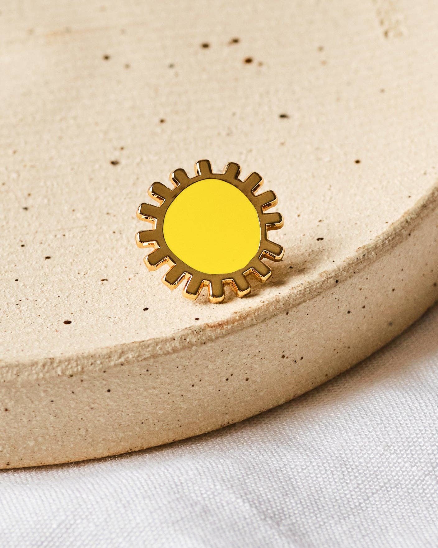 Sun Enamel Pin