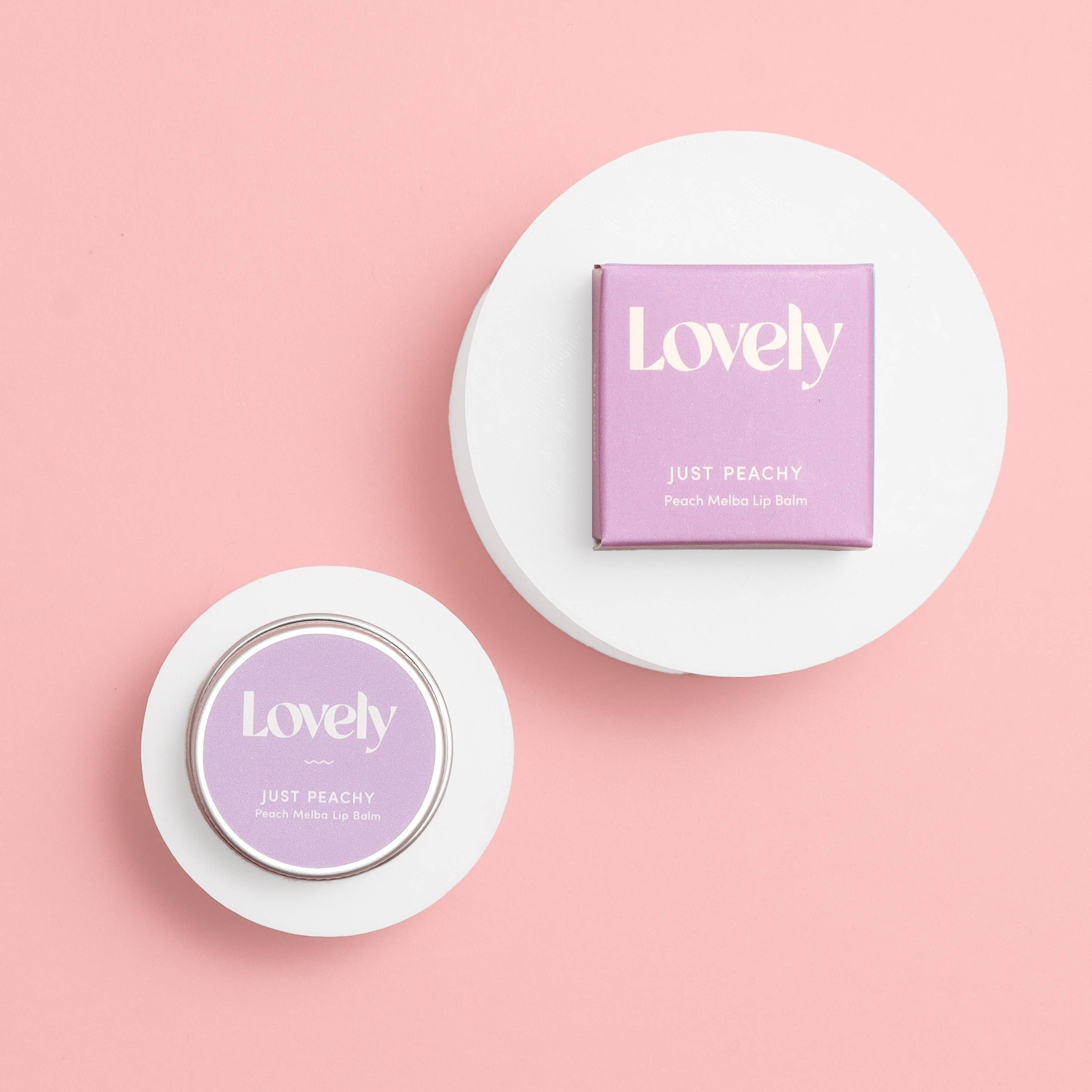 Just Peachy Lip Balm - Peach Melba