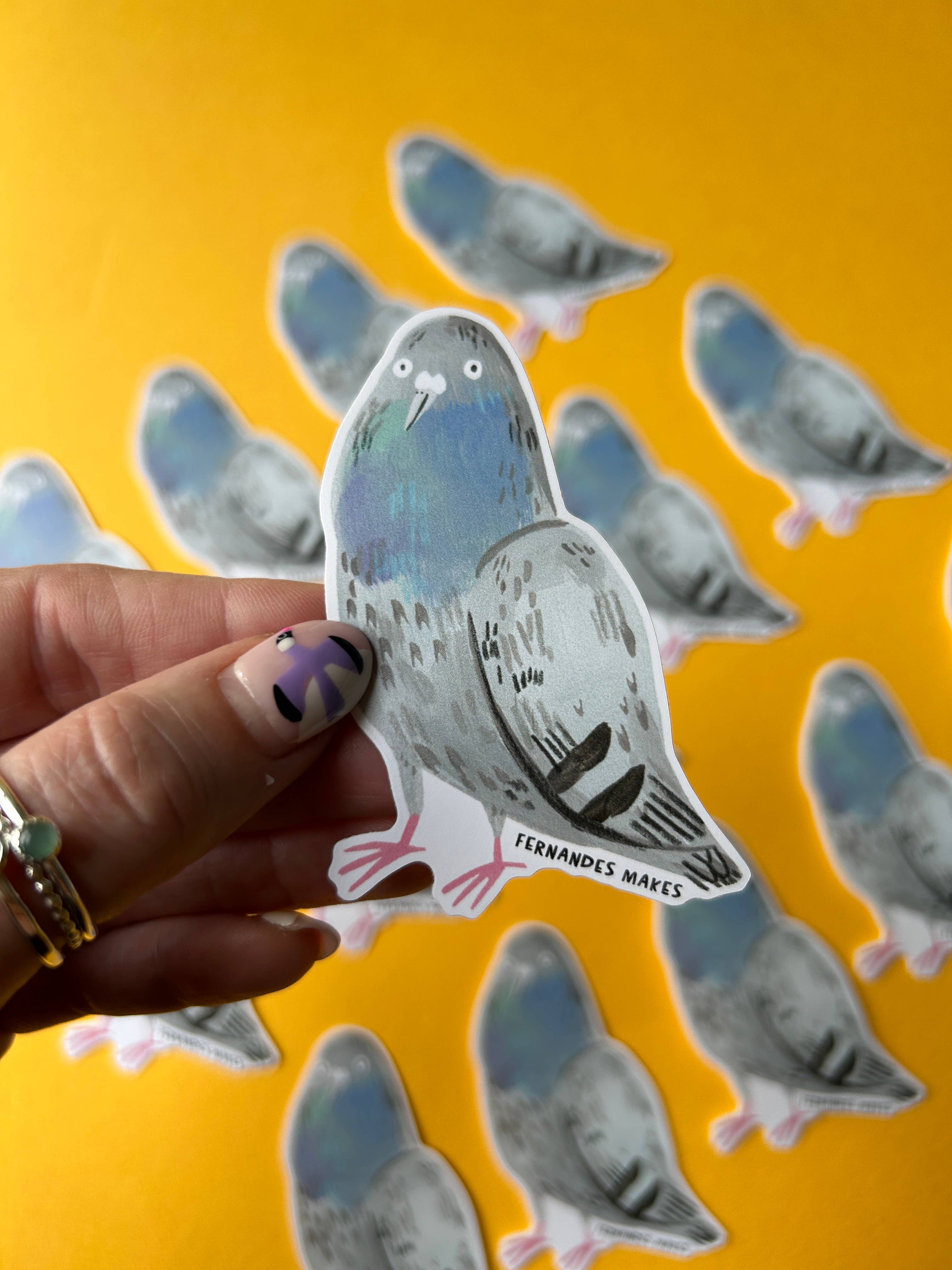 Nimbus The Pigeon Vinyl Sticker