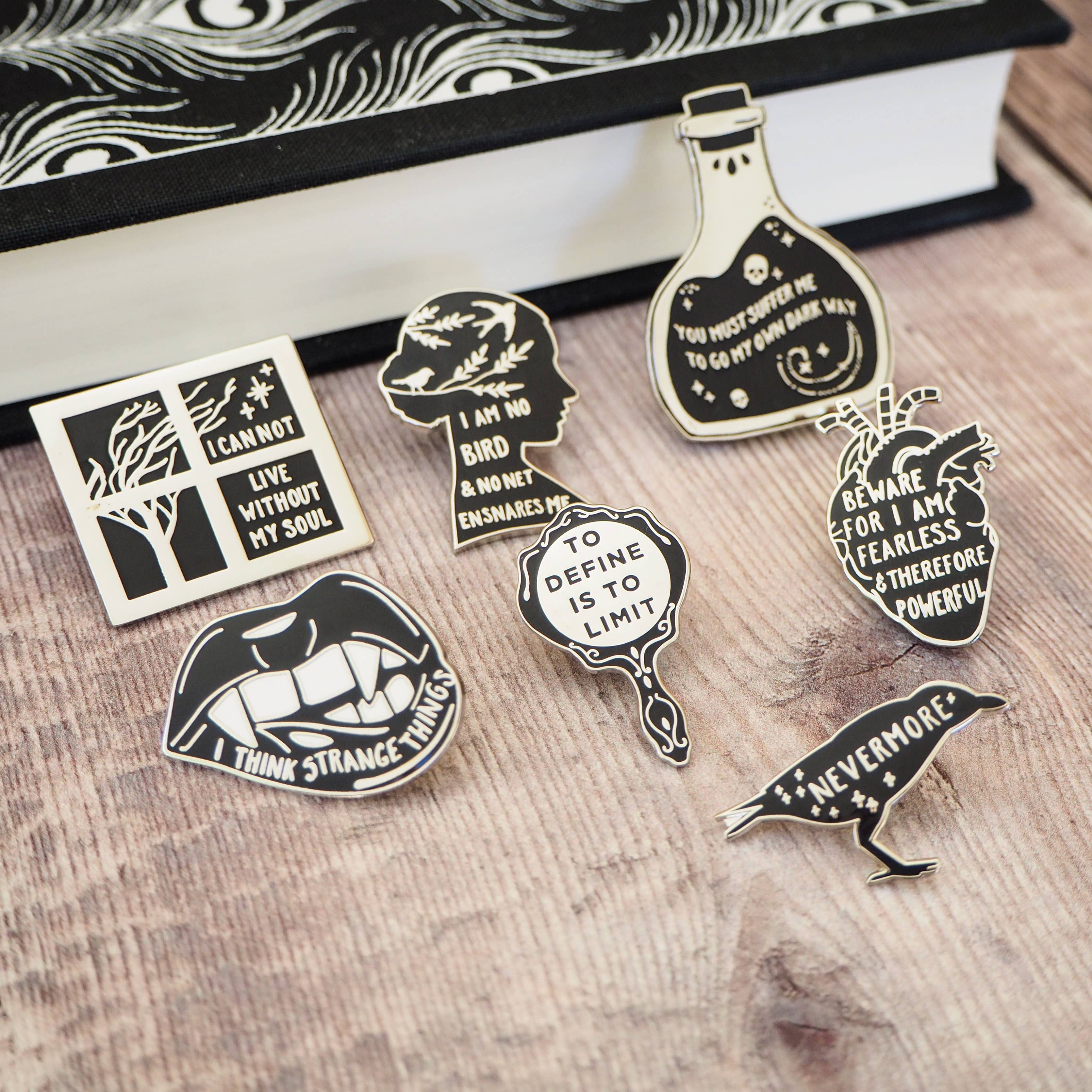 Jane Eyre Bronte Pin Badge