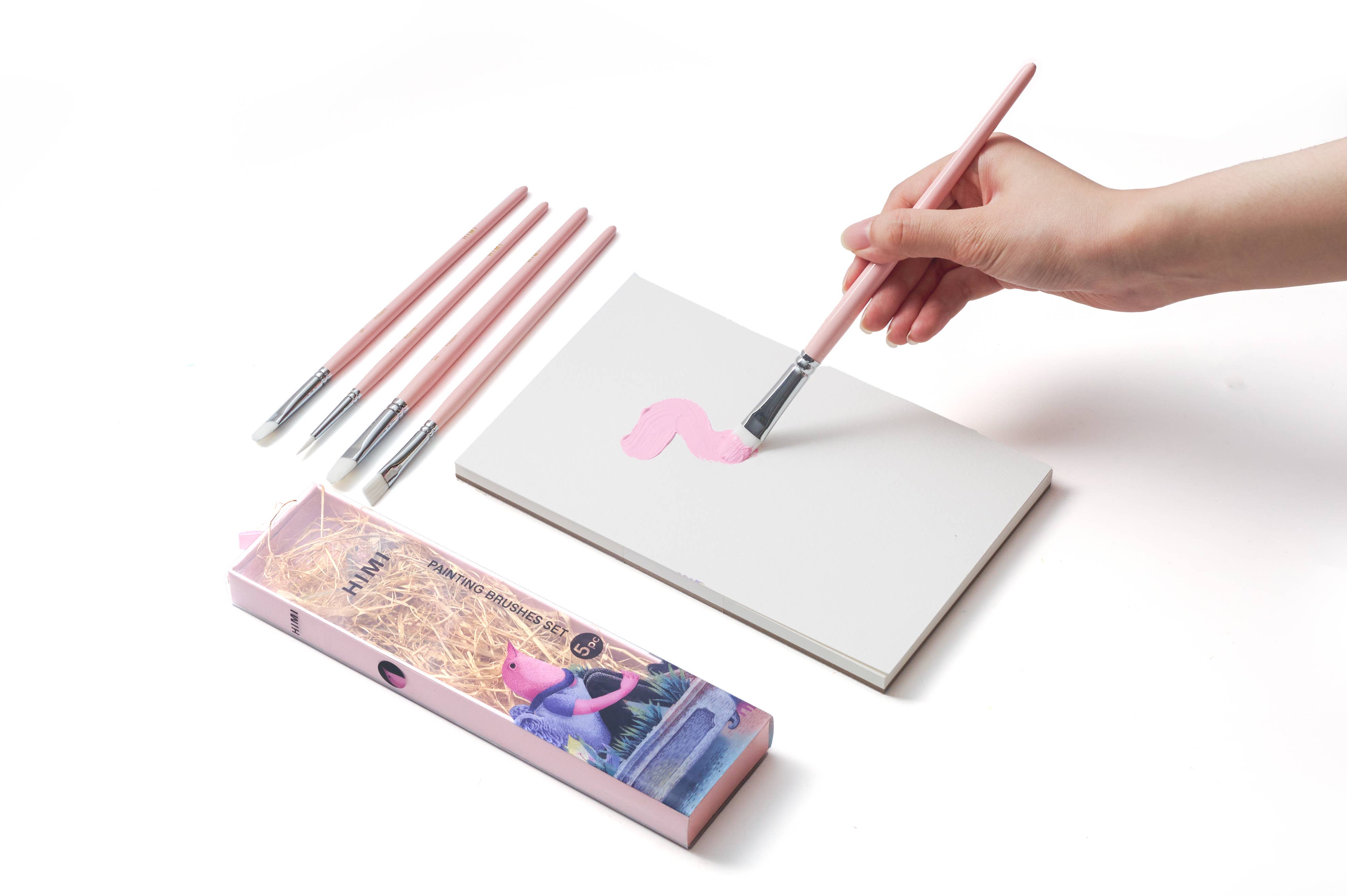 Set of 5 Paint Brushes