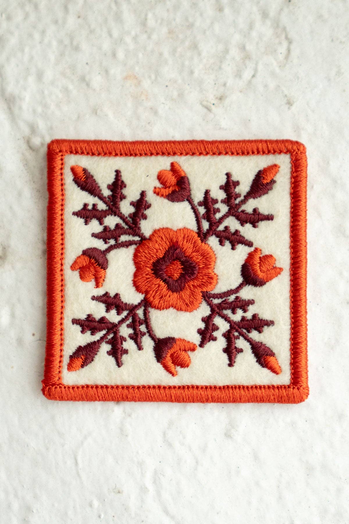 Whig Rose Felt Sticky Patch