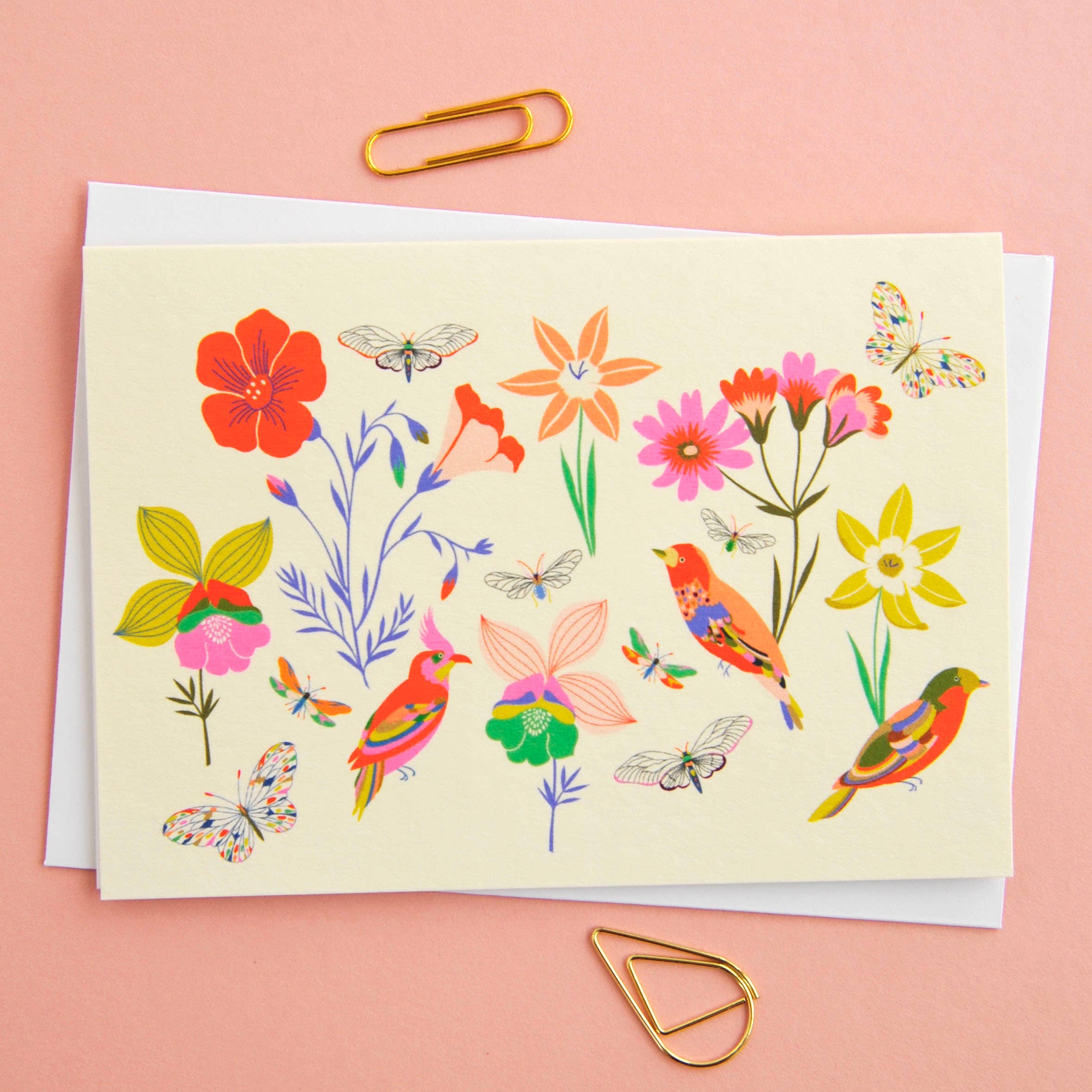 Birds & Bees Notecards – Pack of 8 Thank You Cards