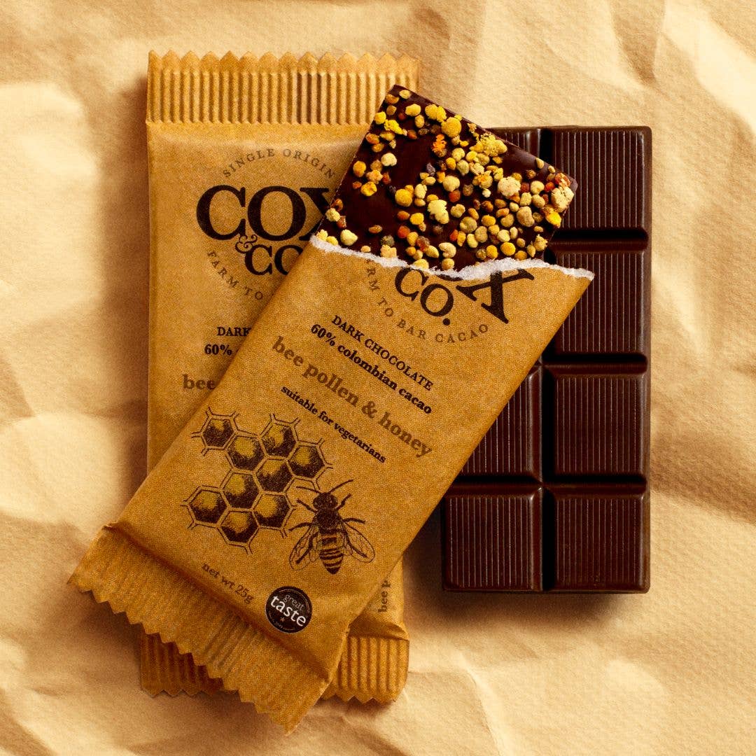 Mini Bee Pollen & Honey Chocolate Bar