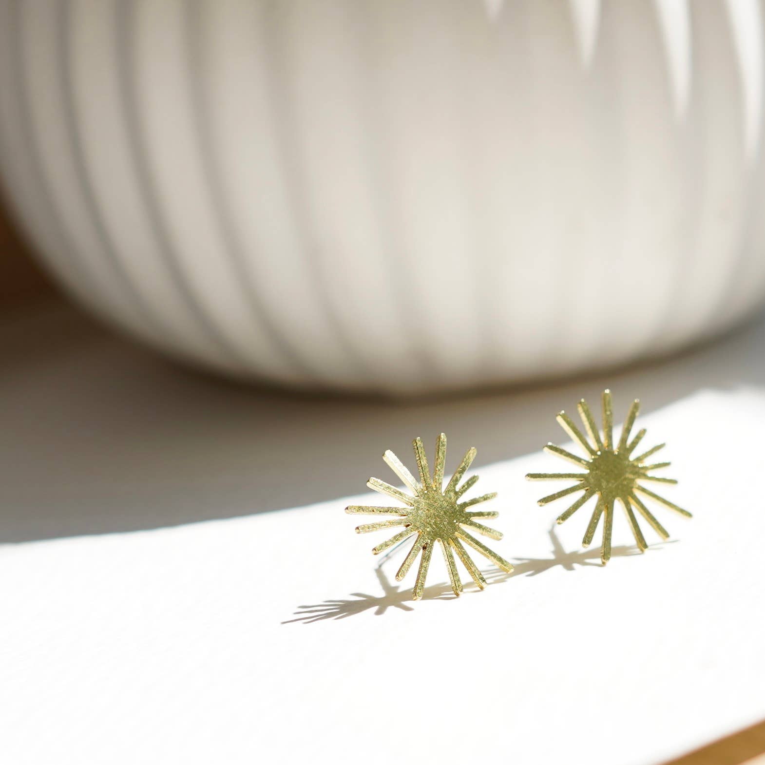 Sunburst Stud Earrings