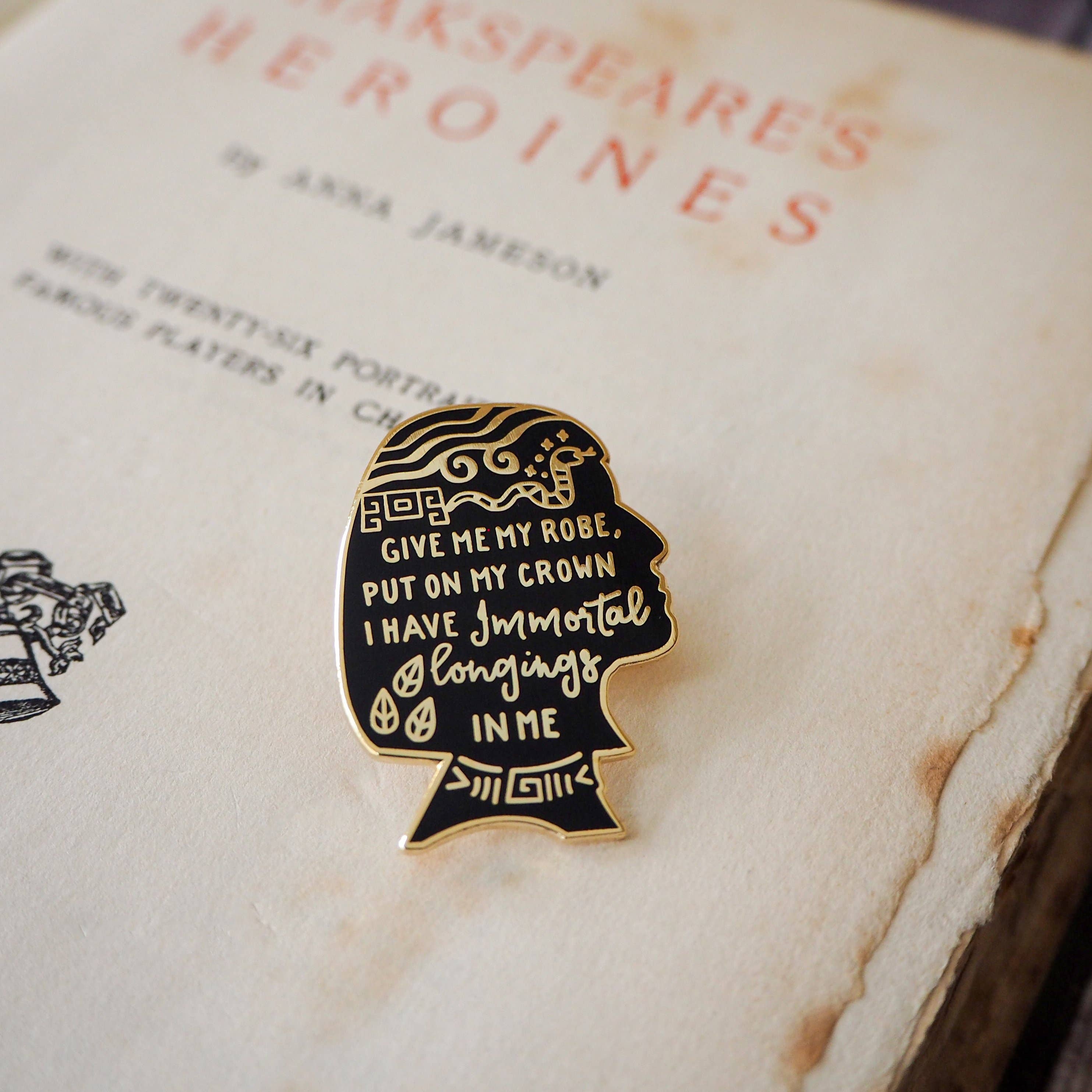 Cleopatra Enamel Pin Badge