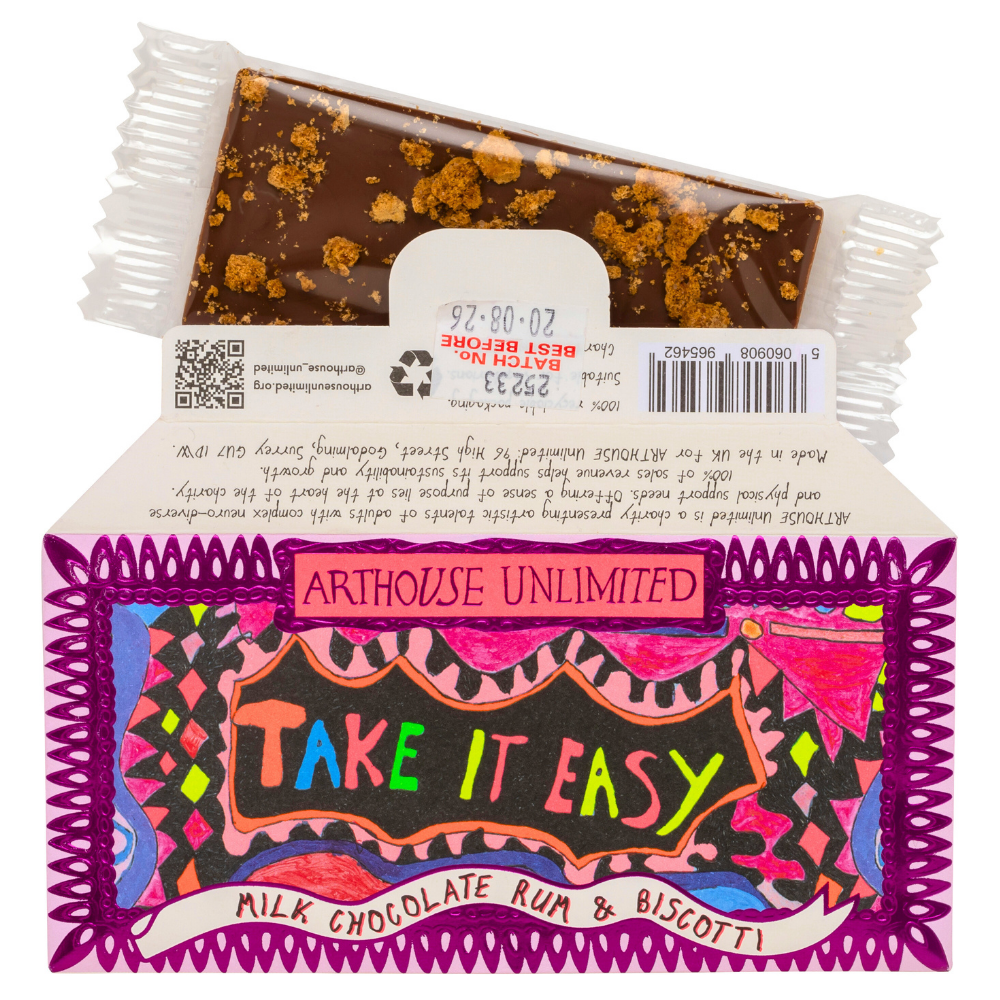 Joy Sized: Take It Easy, Milk Chocolate Rum & Biscotti