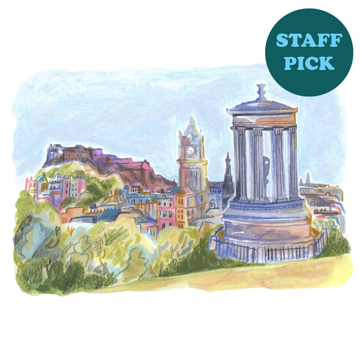 Mini Calton Hill, Edinburgh Print