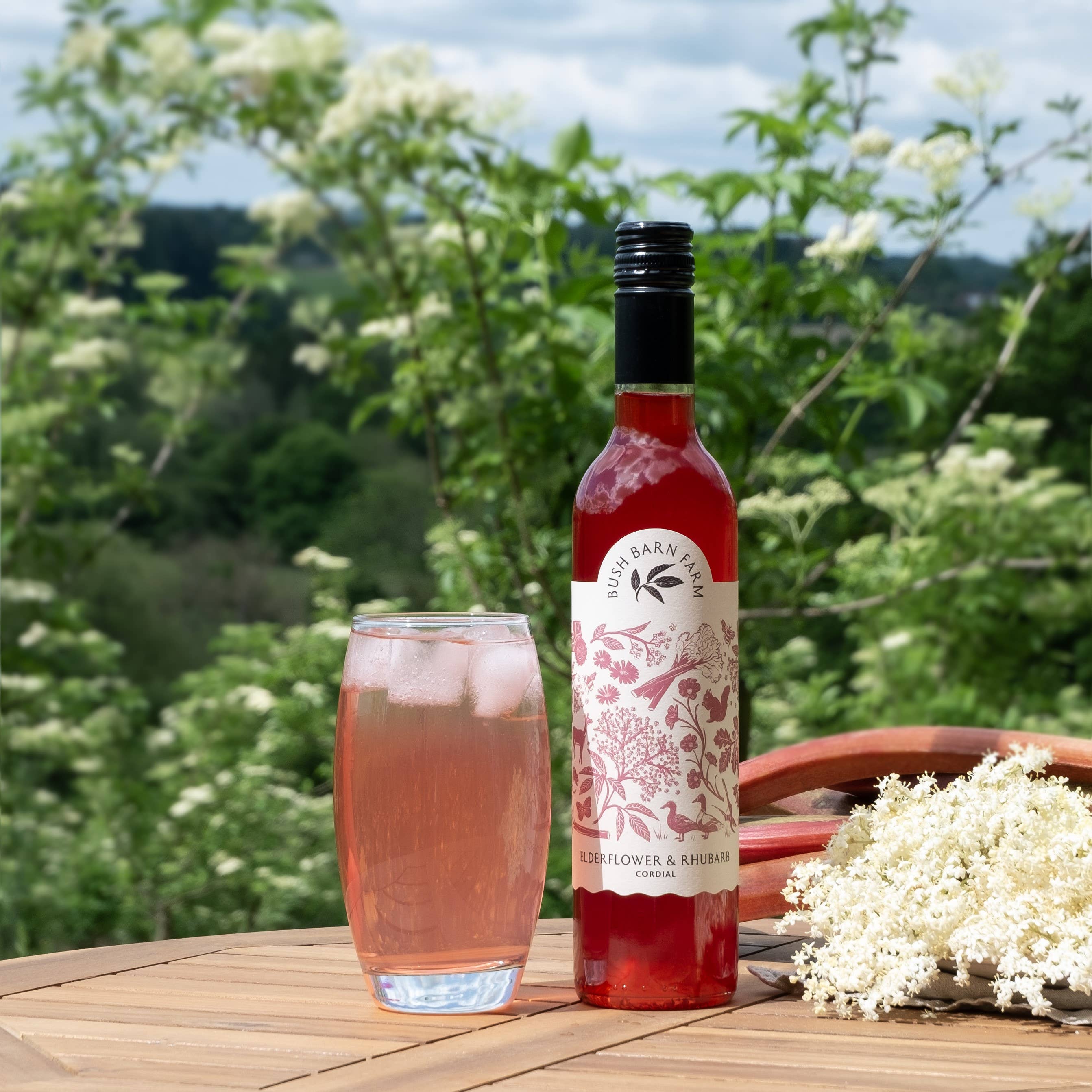 Elderflower & Rhubarb Cordial