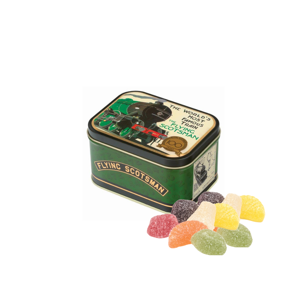 Flying Scotsman Tin With Fruit Jellies