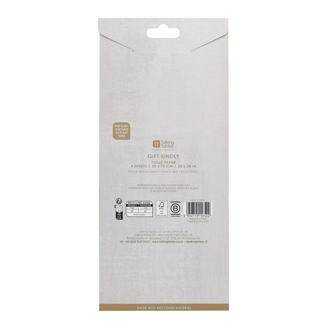 Gift Kindly Tissue Paper - Wavy