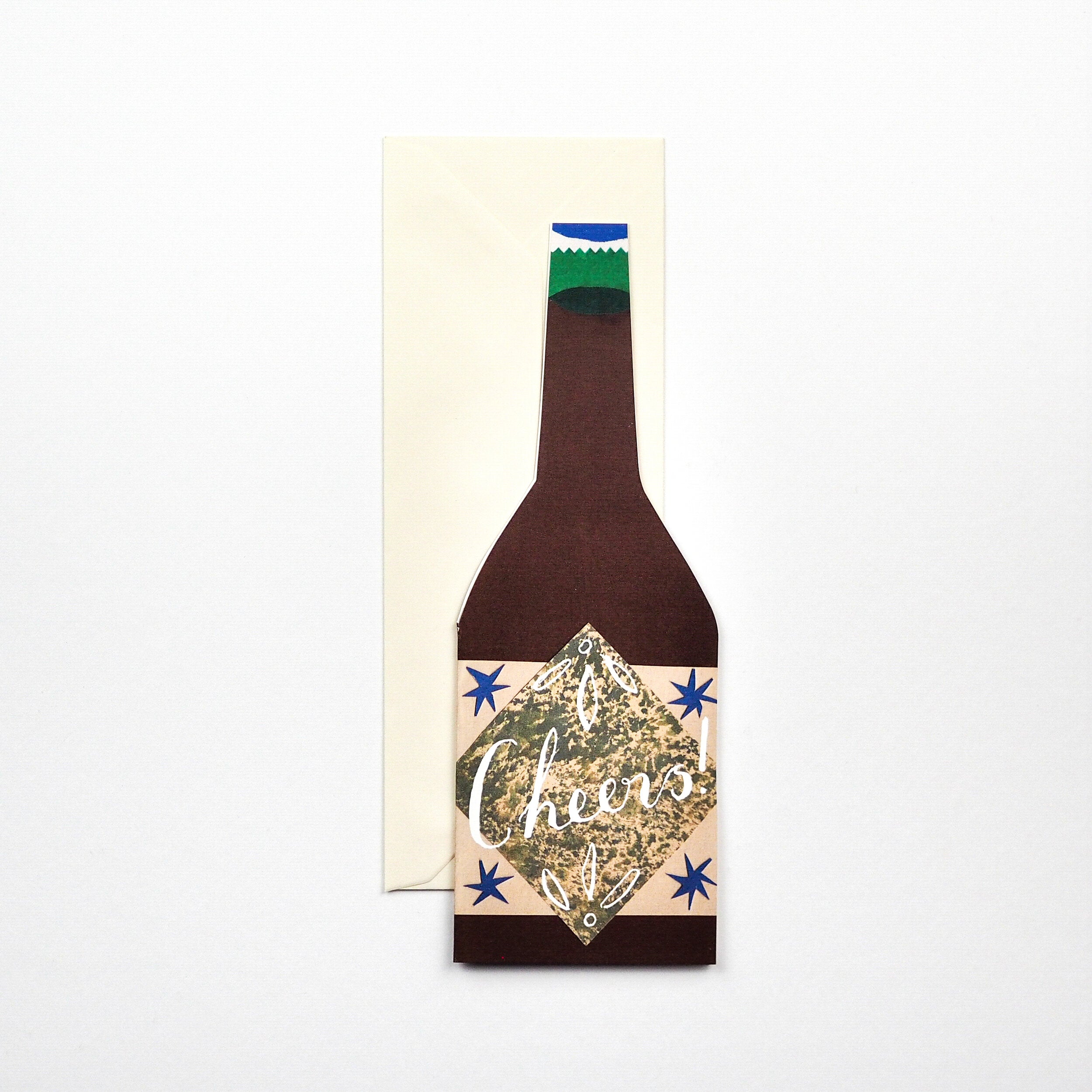 Cheers Birthday Die Cut Card