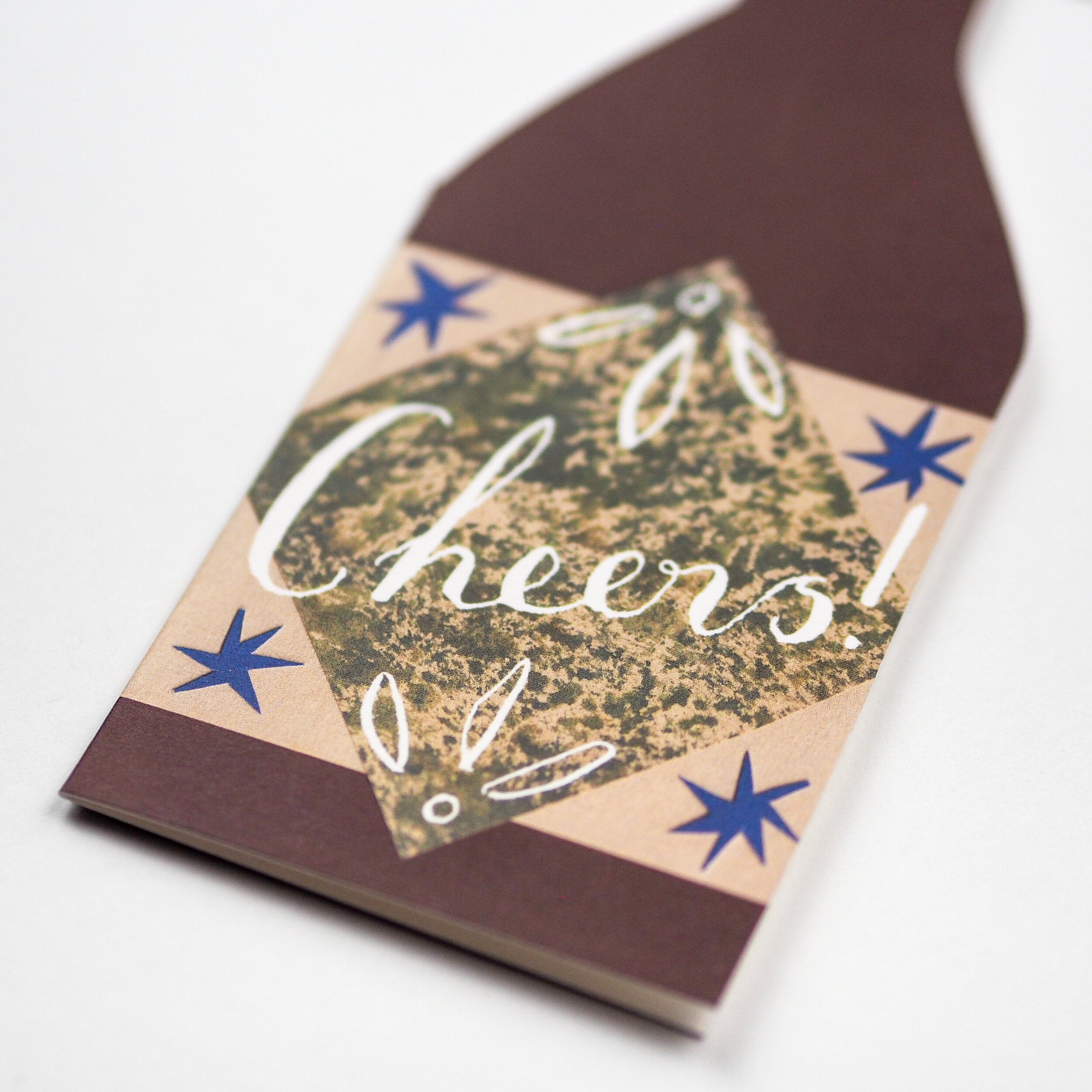 Cheers Birthday Die Cut Card
