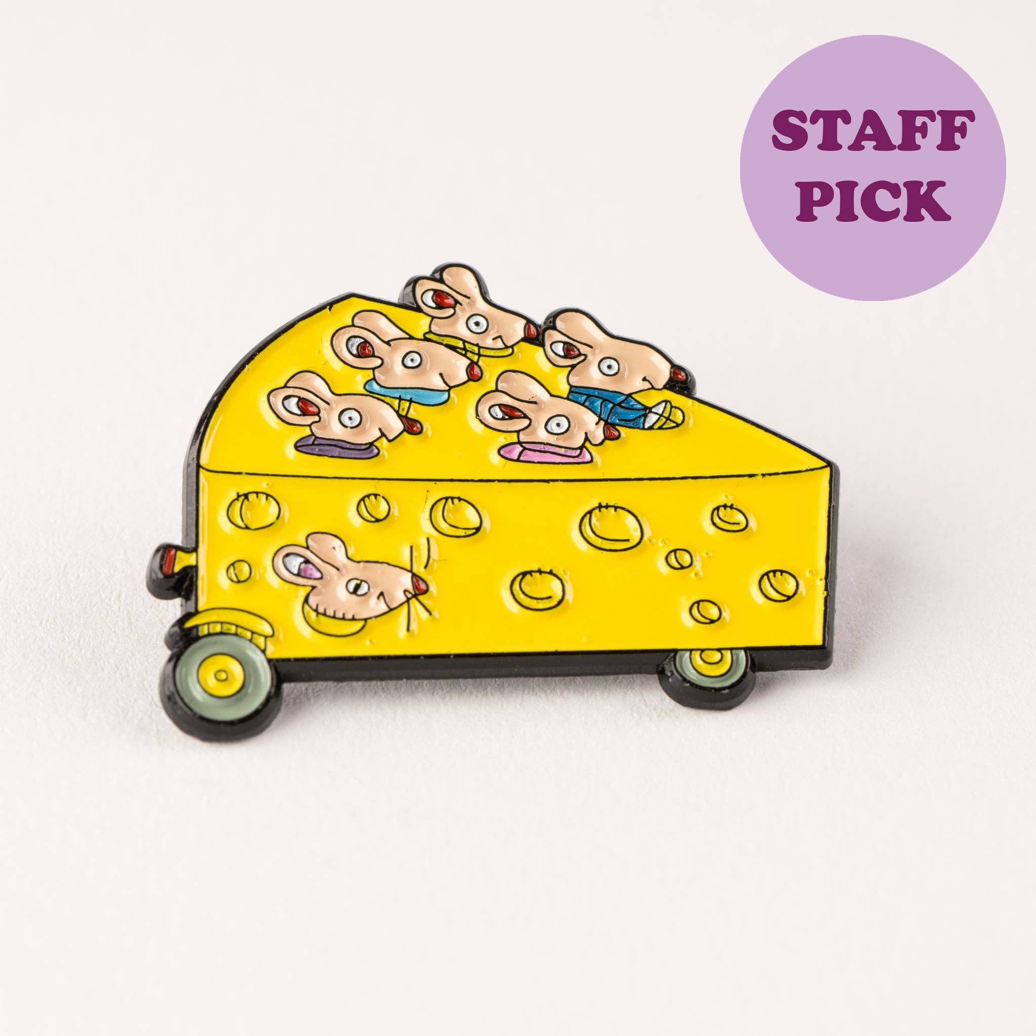 Richard Scarry Cheesecar Pin Badge