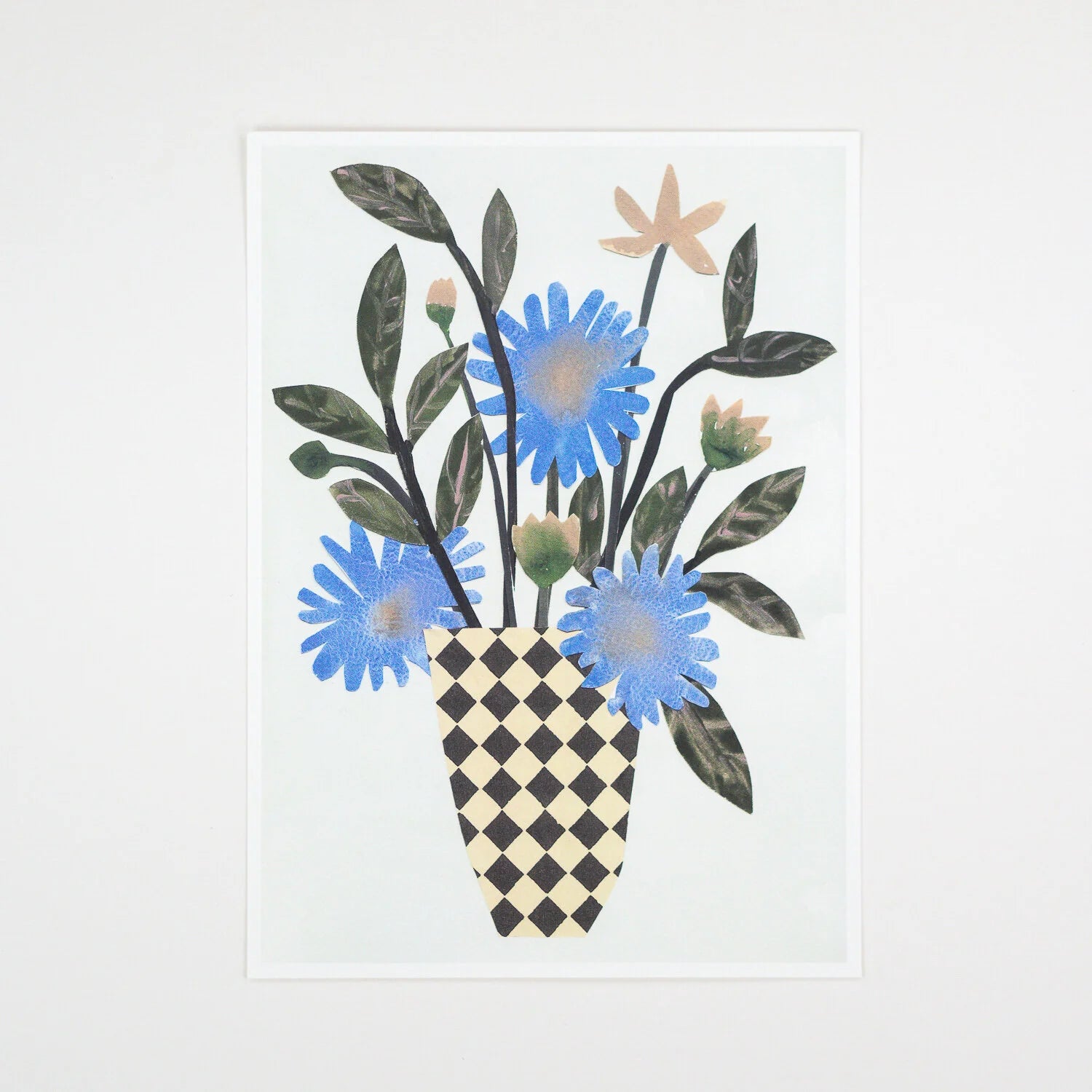 Chequer Vase Print