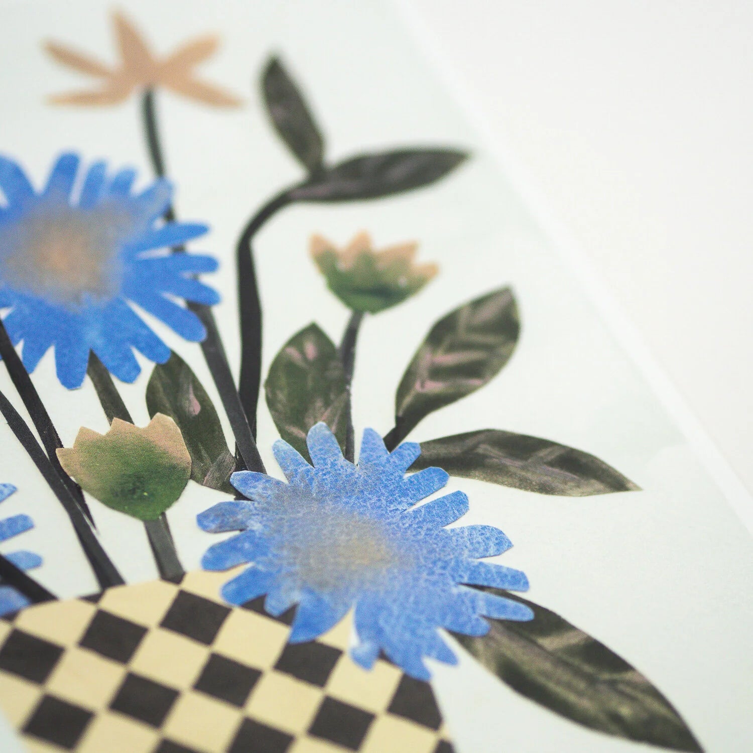 Chequer Vase Print