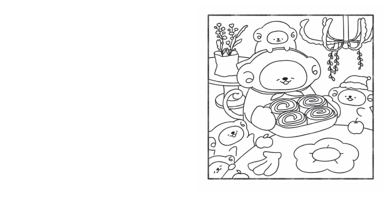 Cozy Cheer Colouring Book
