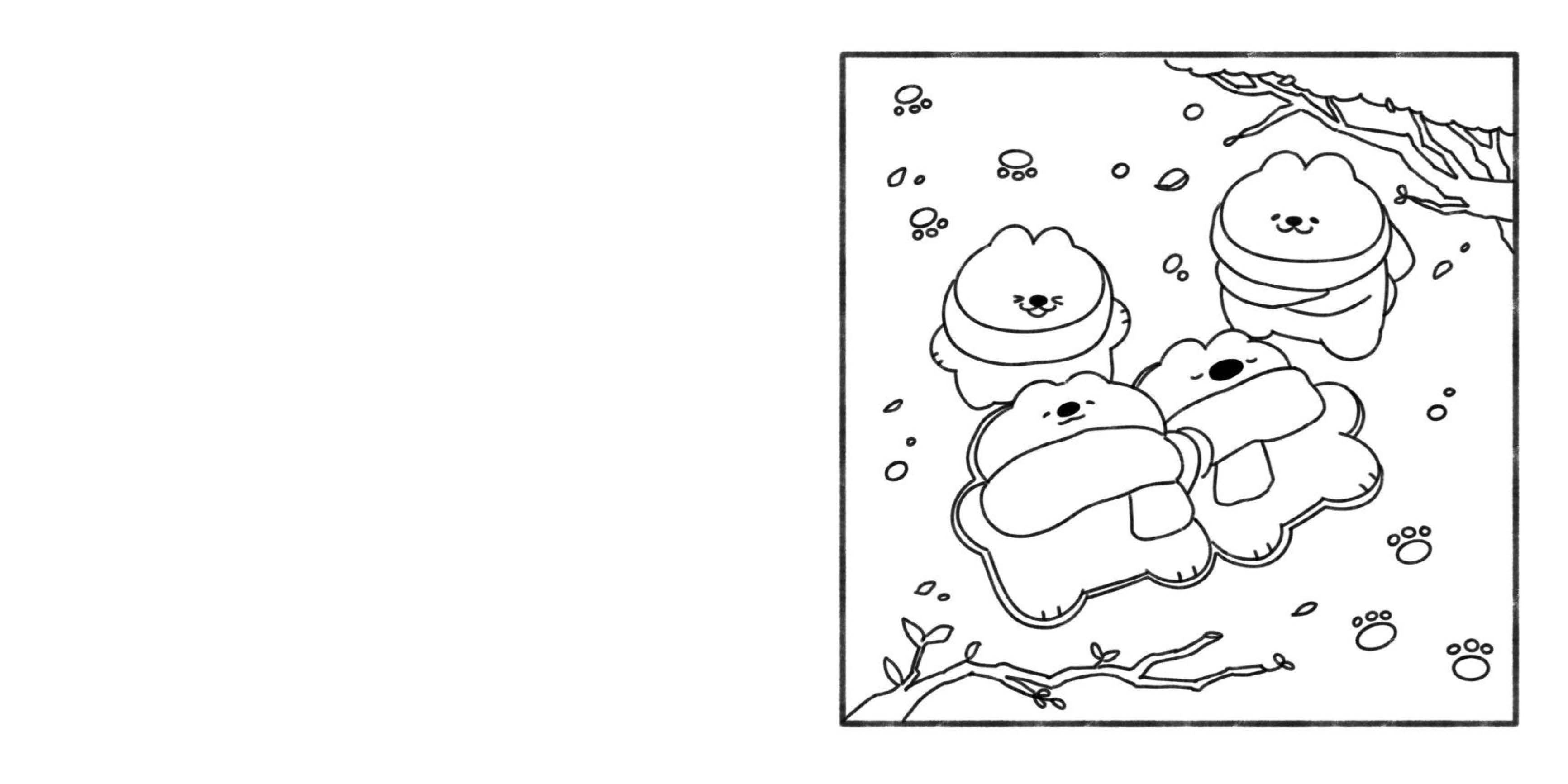 Cozy Chill Colouring Book