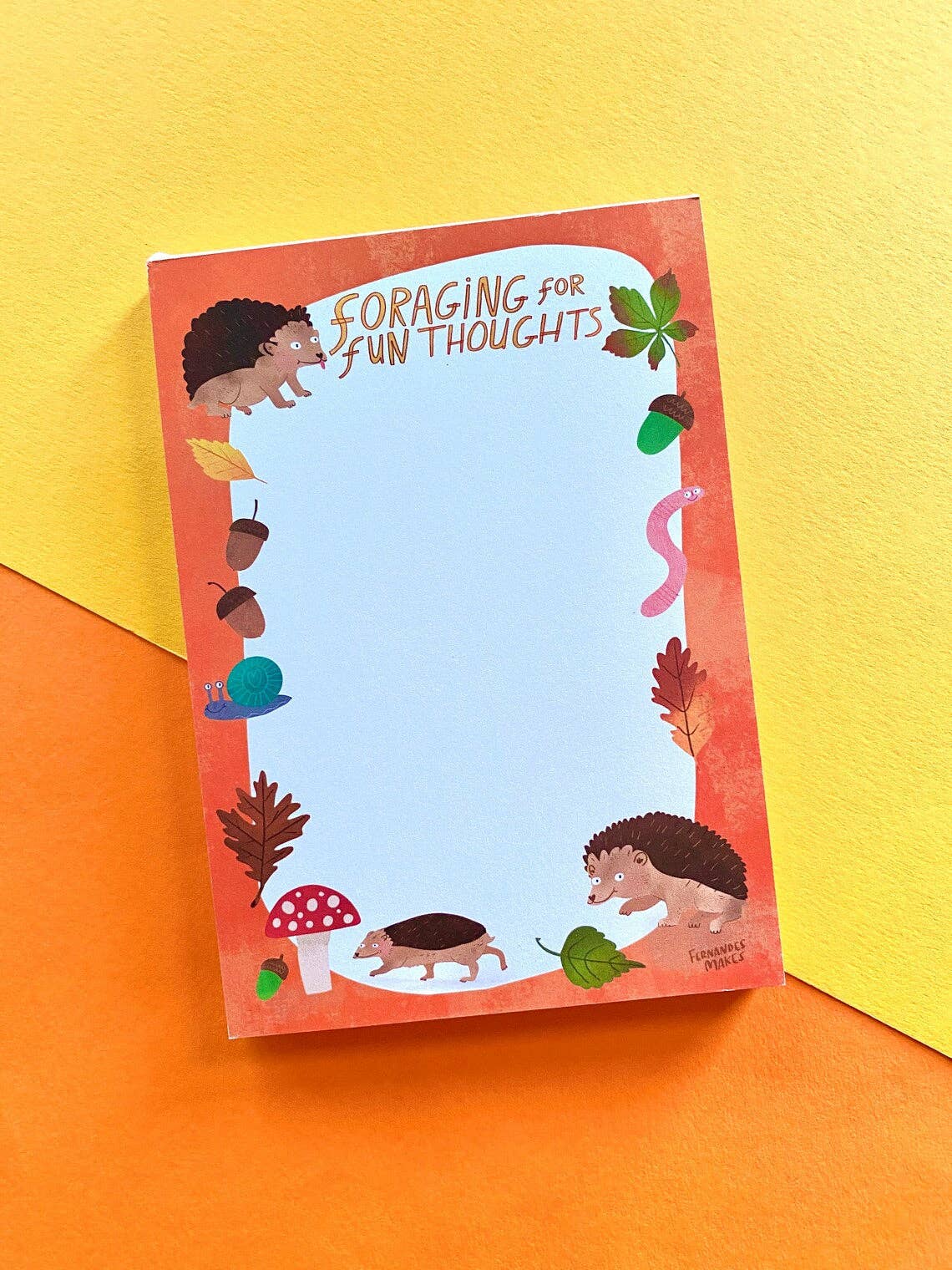 Foraging For Fun Thoughts Notepad - A6