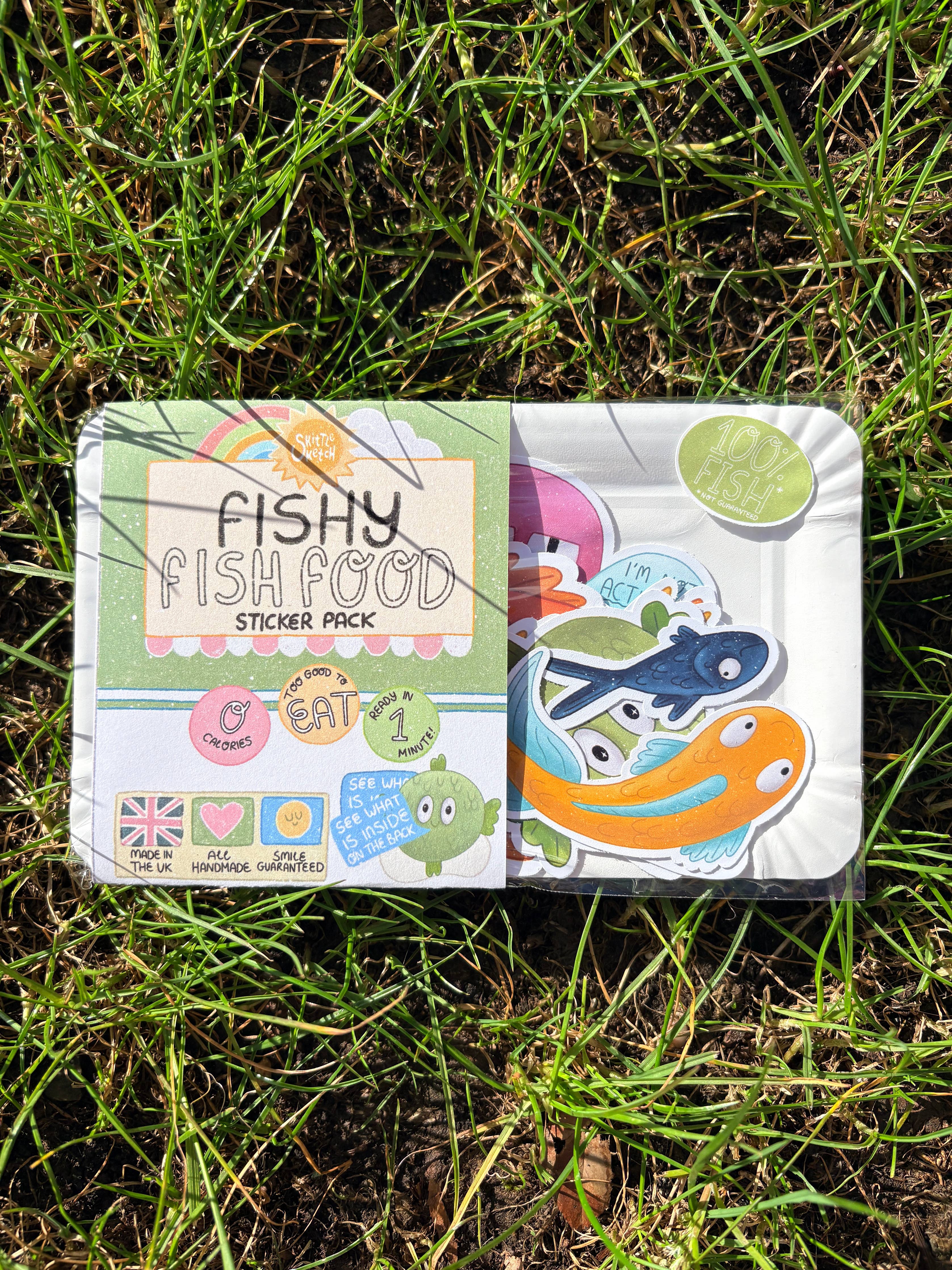 Fishy Fish Food Sticker Pack