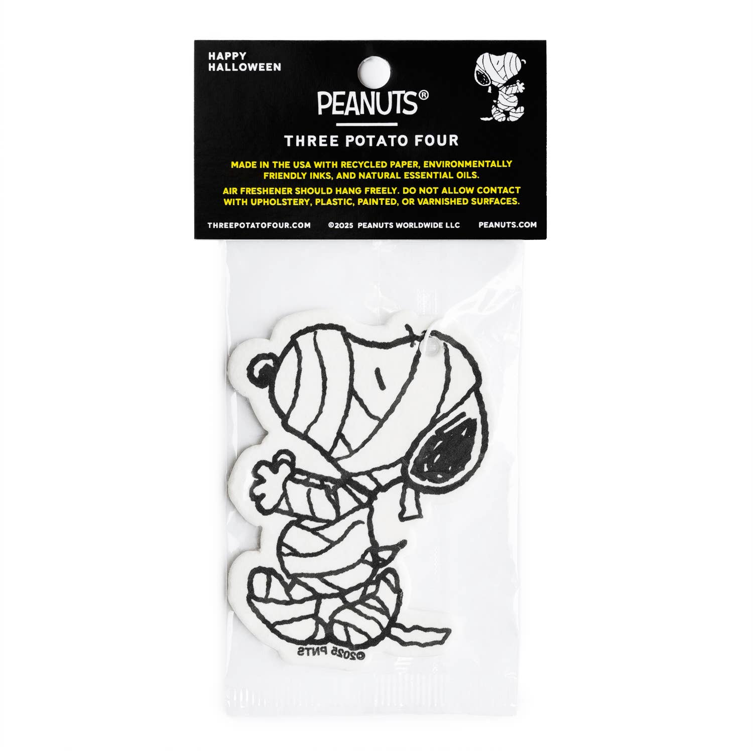 Snoopy Halloween Mummy Air Freshener