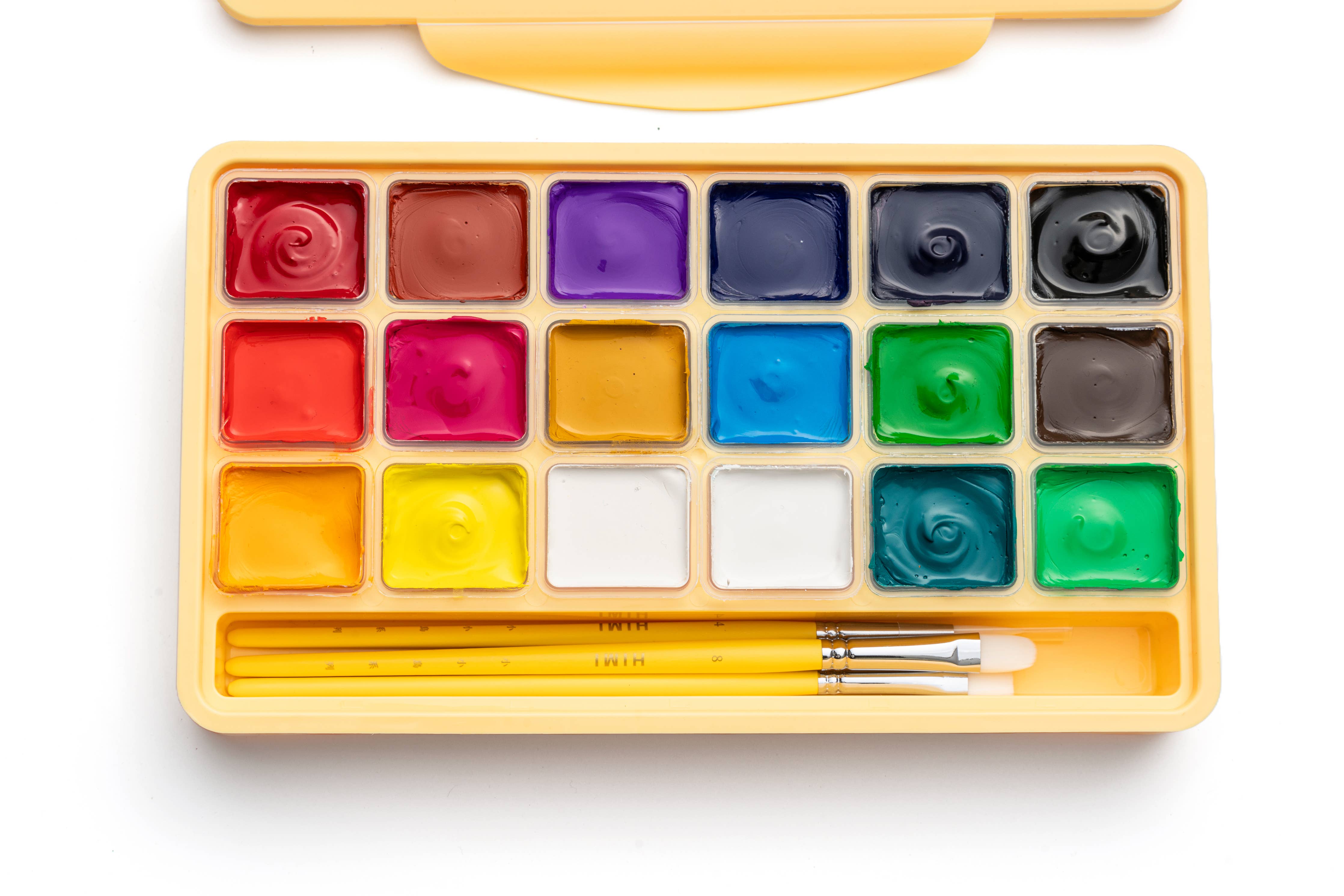 Jelly Cup Gouache Paint Set (18 Colours)