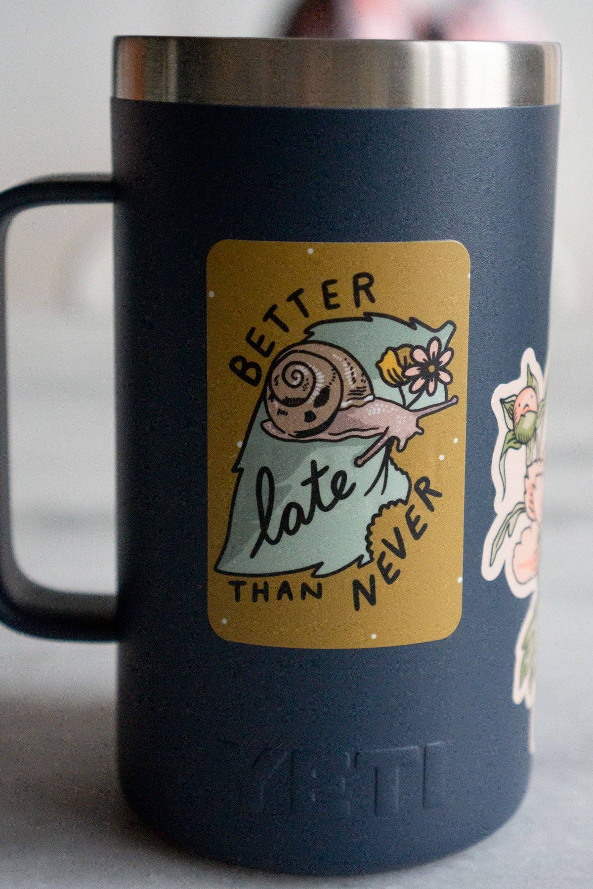 Better Late Than Never Sticker Vinyl Sticker