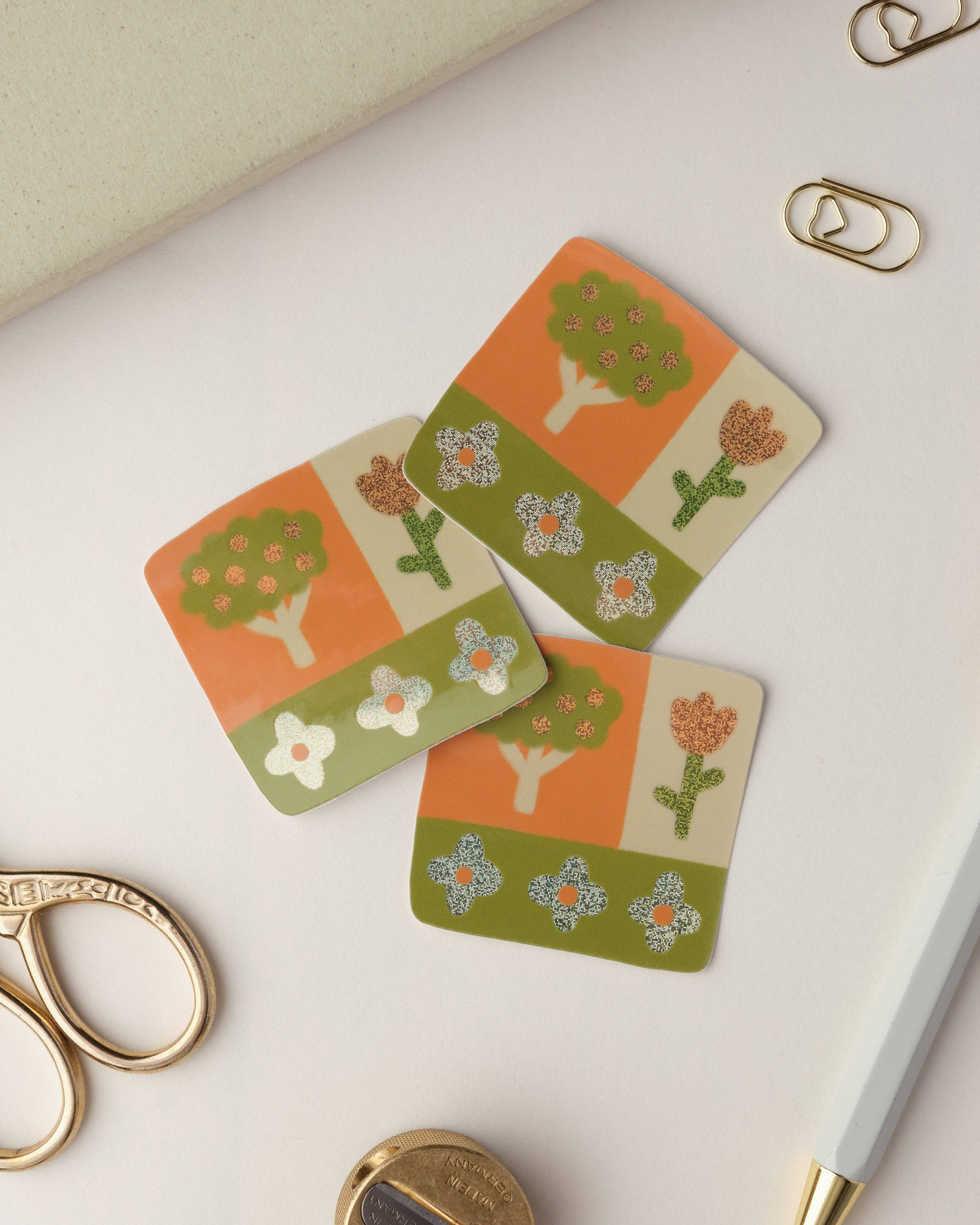 Garden Patch Holographic Sticker