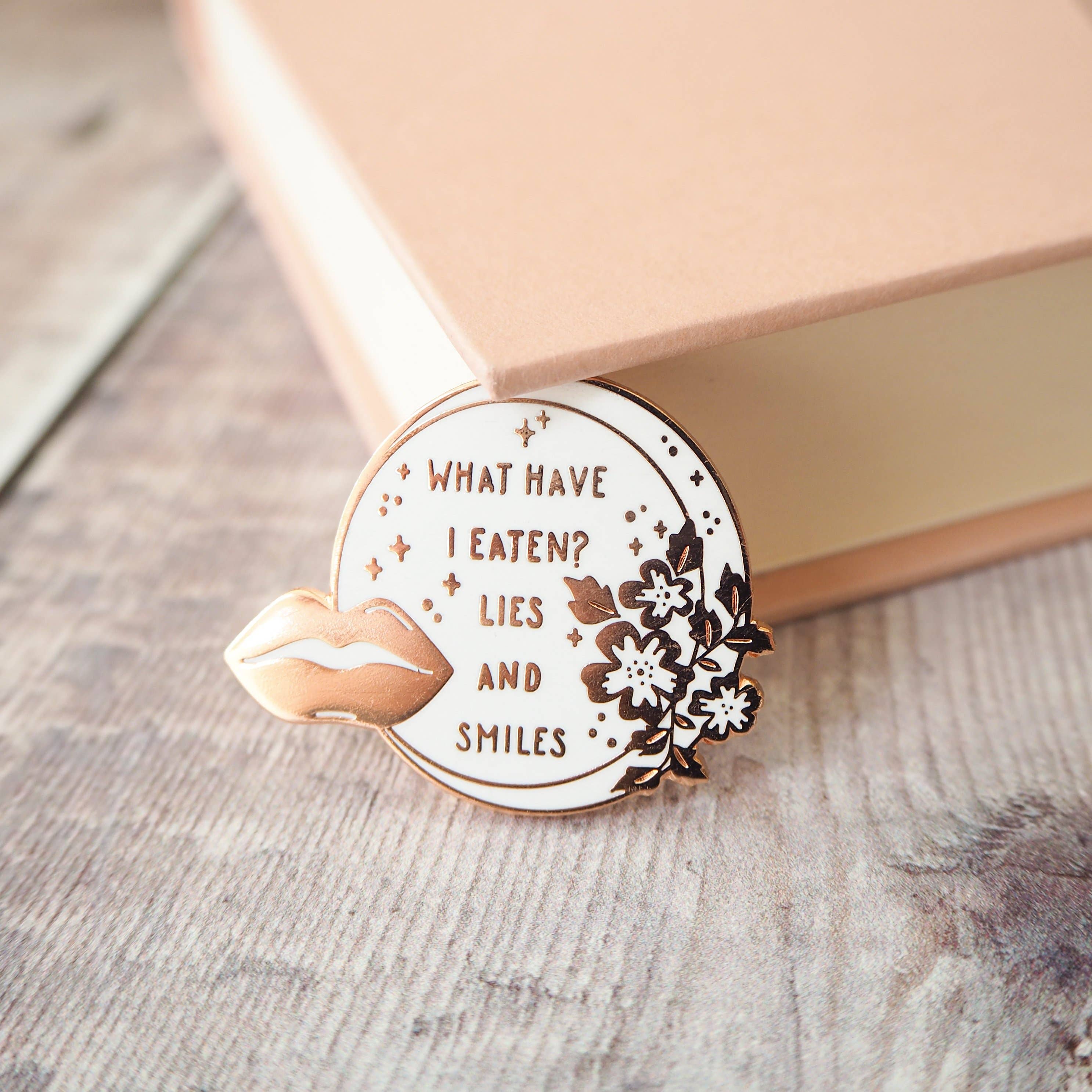 Sylvia Plath Enamel Pin Badge
