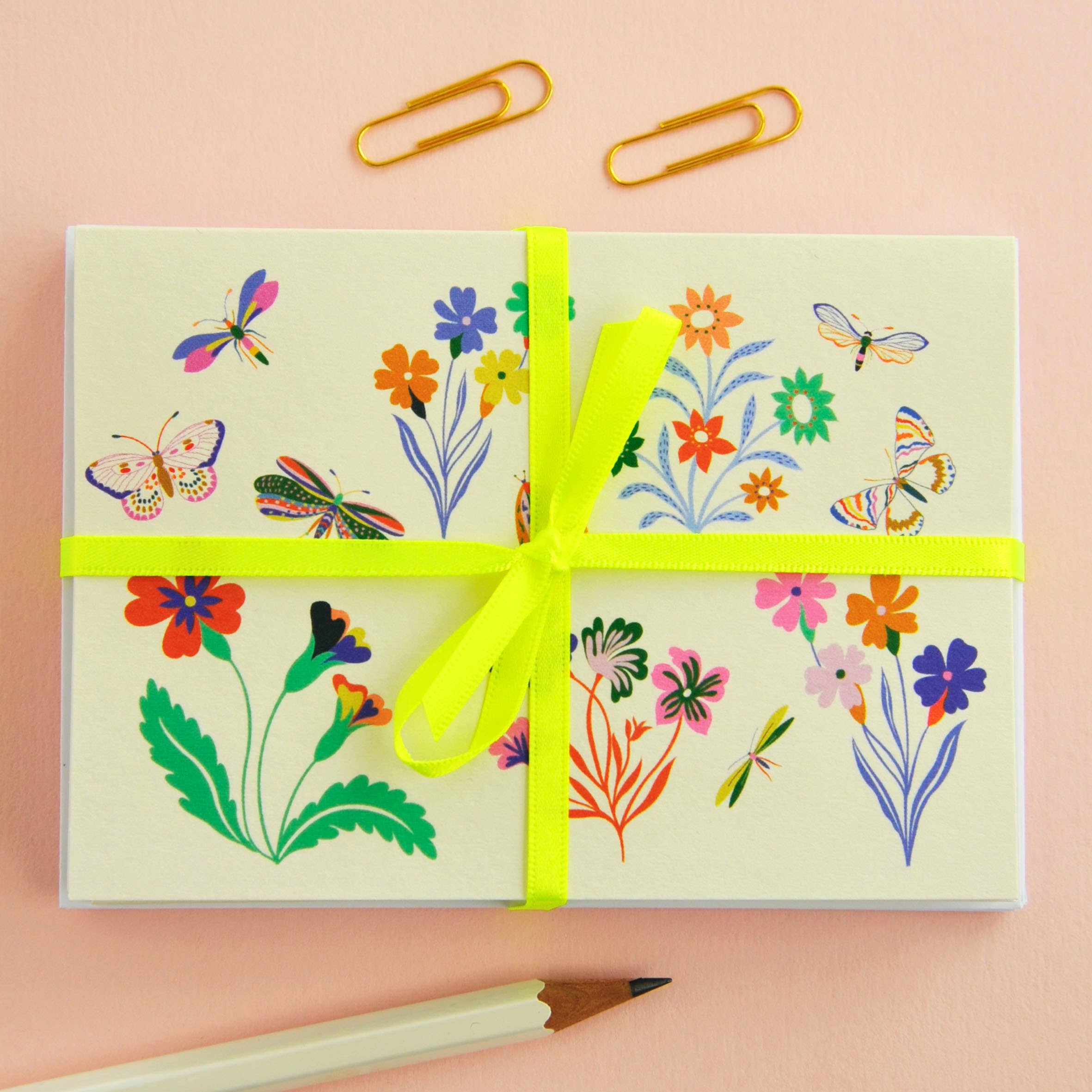 Birds & Bees Notecards – Pack of 8 Thank You Cards