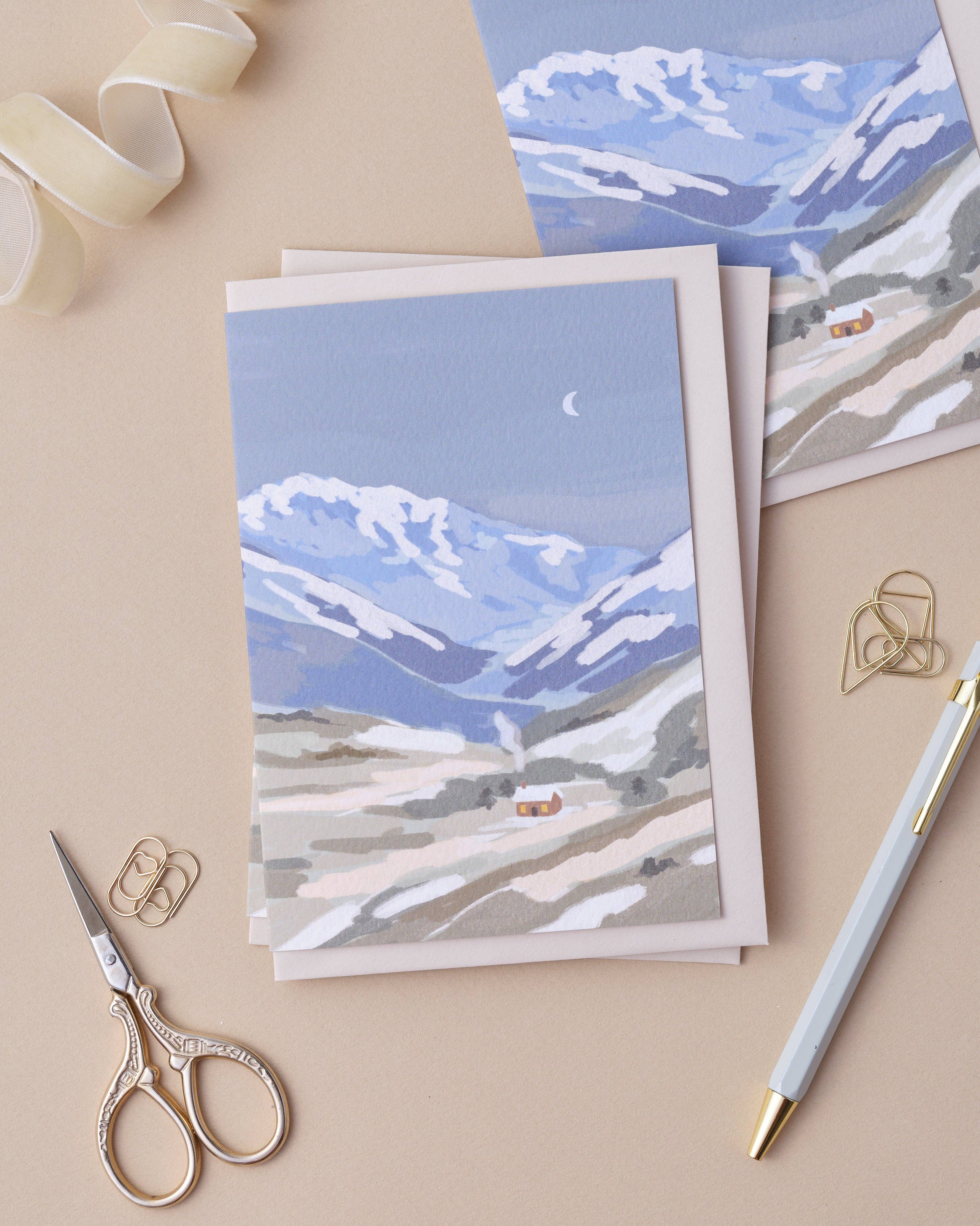 House in the Hills Blank Card