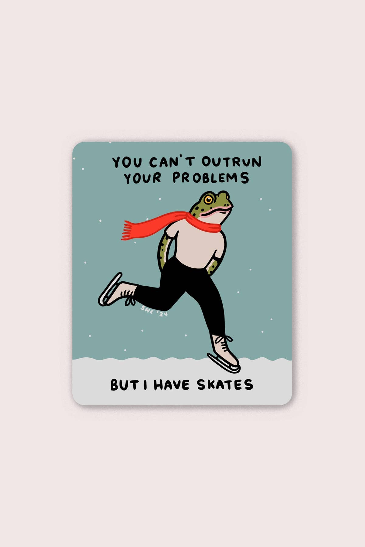 Outrun Your Problems Vinyl Sticker