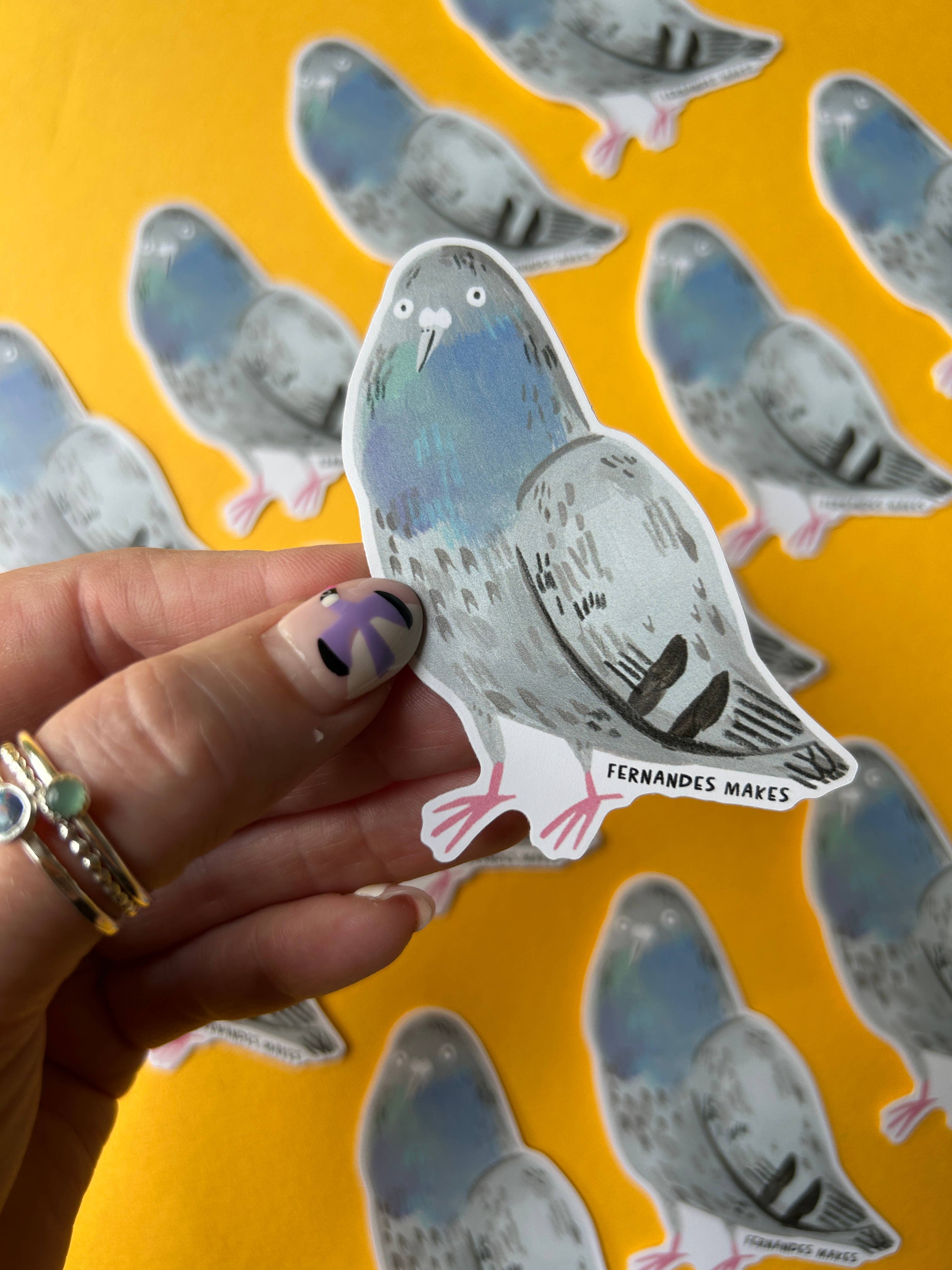 Nimbus The Pigeon Vinyl Sticker