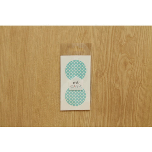 Set Of Ten MT Casa Stickers - Dot Mint