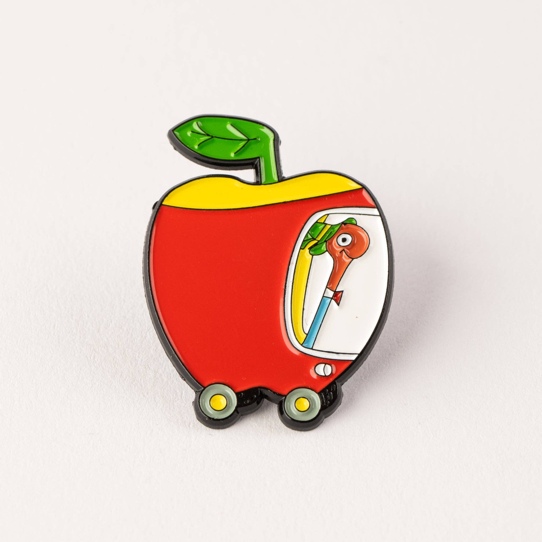 Richard Scarry Applecar Enamel Pin